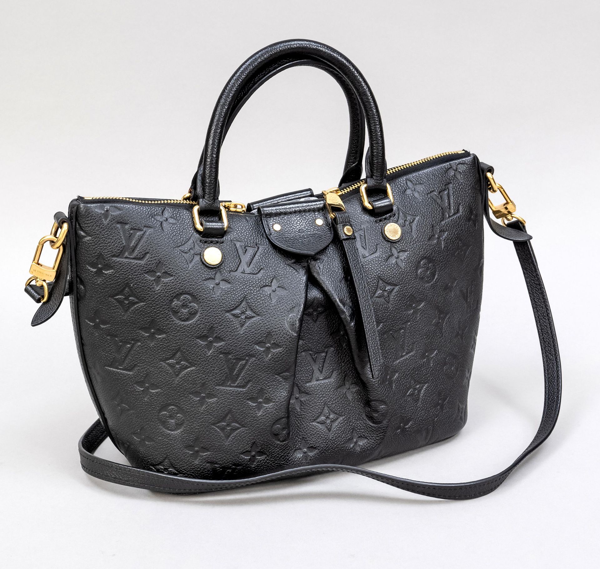 Null Louis Vuitton, Mazarine PM Monogram Empreinte Noir Bag, black grained leath&hellip;