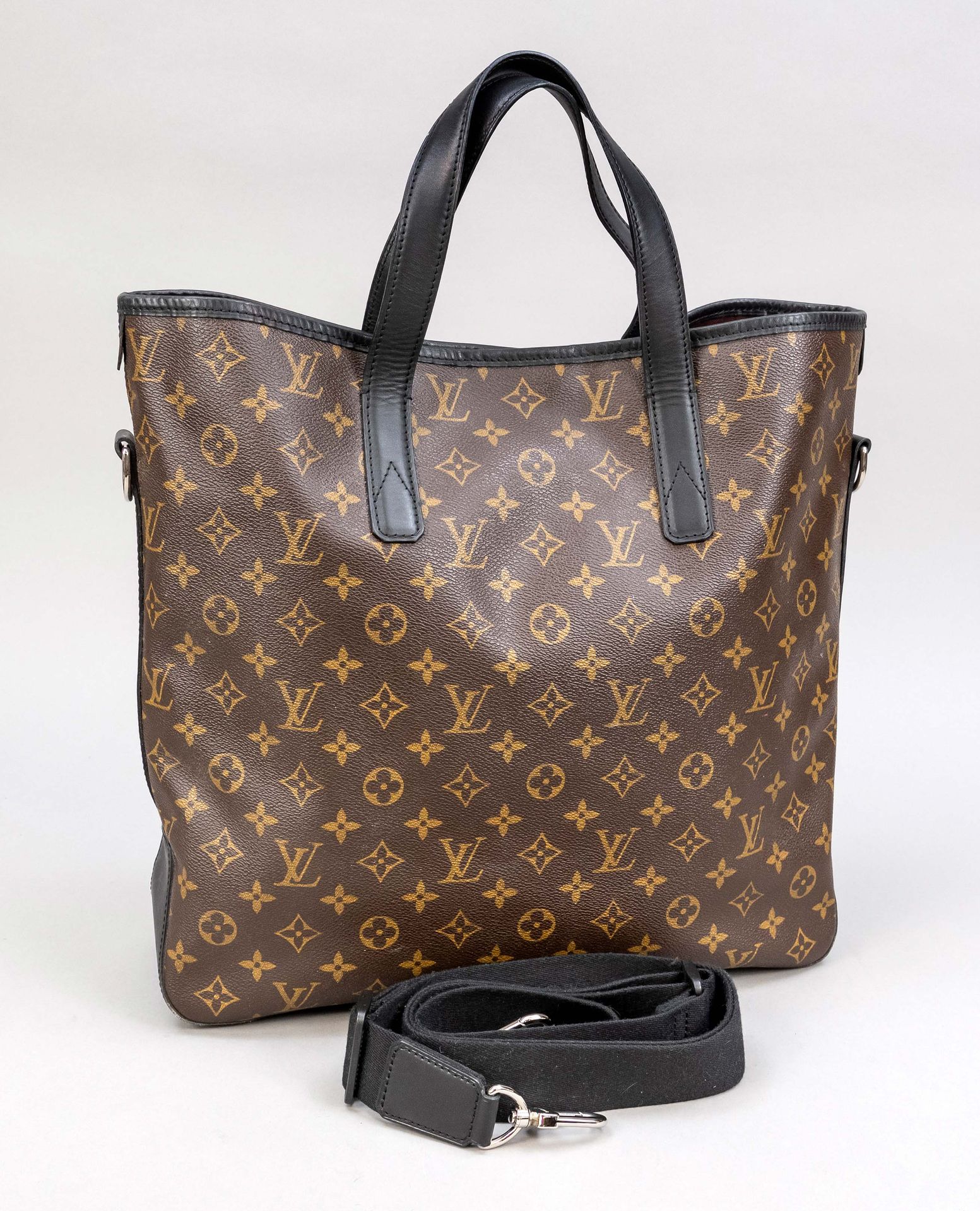 Null Louis Vuitton, Davis Macassar Monogram Canvas Tote Bag, gummiertes Baumwoll&hellip;