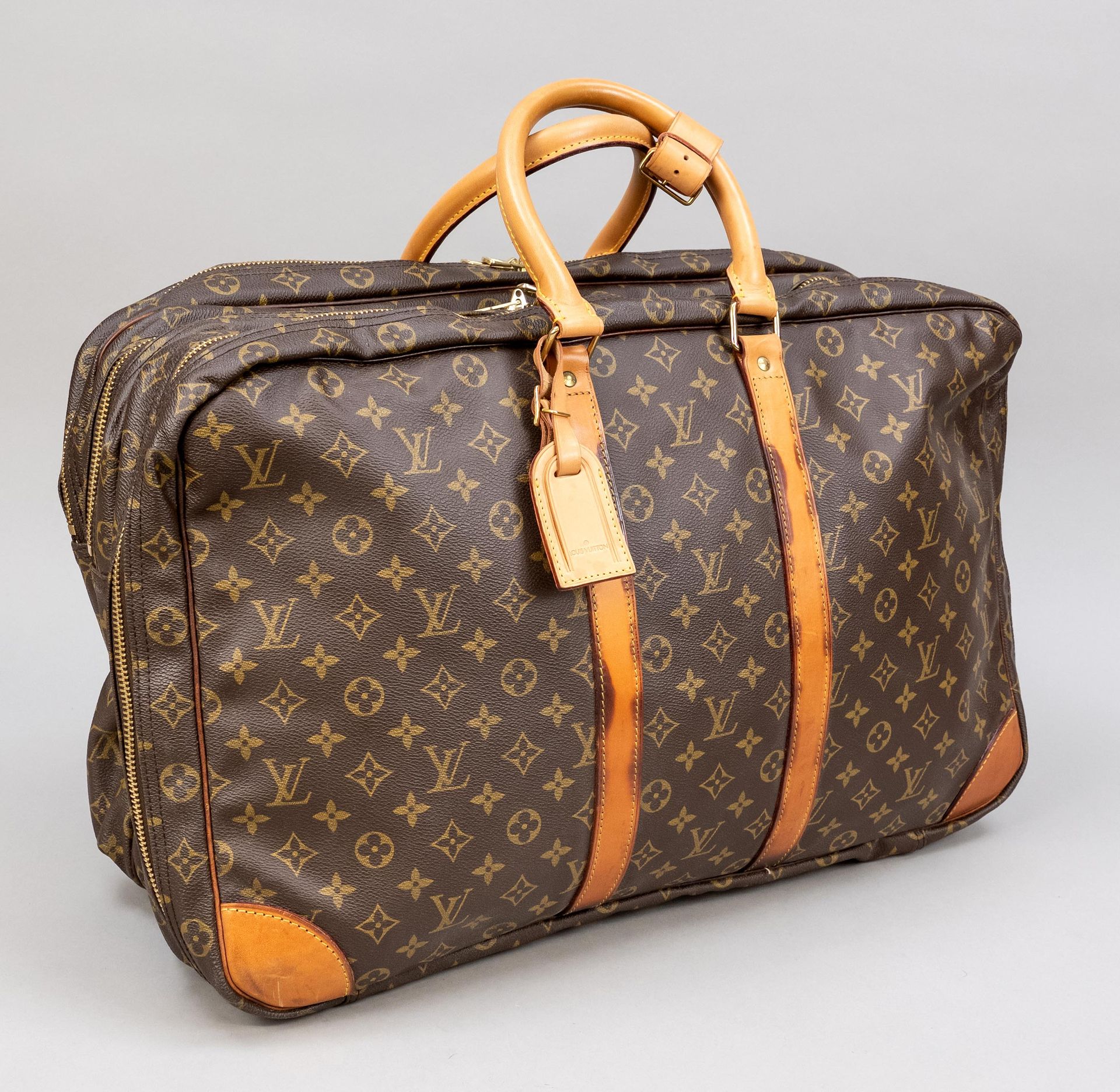 Null Louis Vuitton, grande monogramma tela weekender / borsa da viaggio, tessuto&hellip;