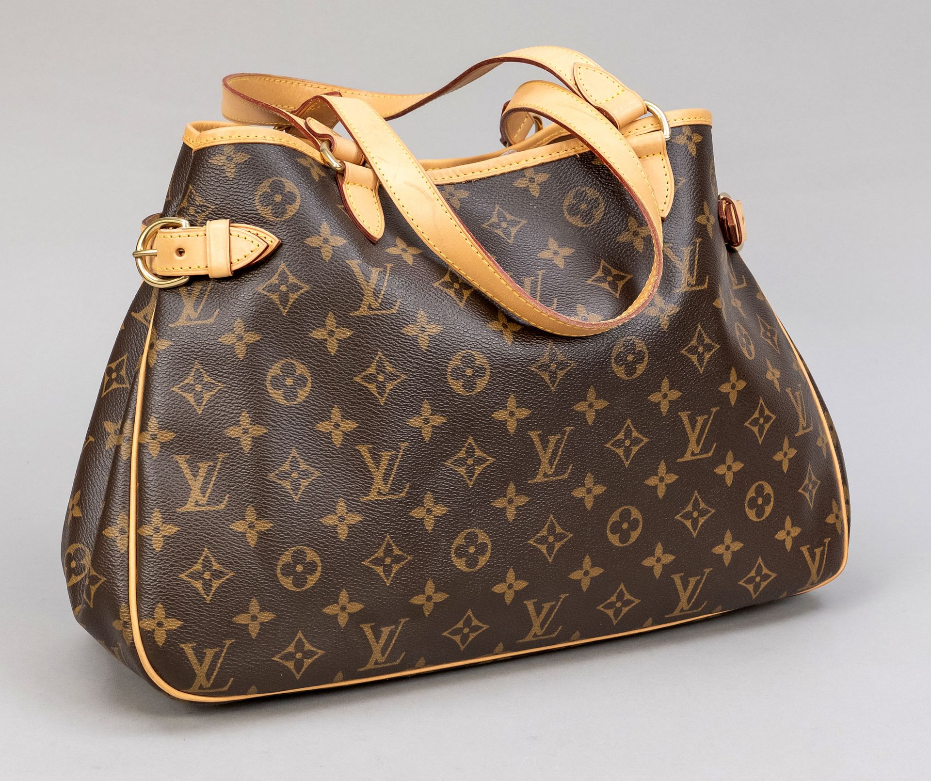 Null Louis Vuitton, Monogram Canvas Batignolles Horizontal Shoulder Bag, rubberi&hellip;
