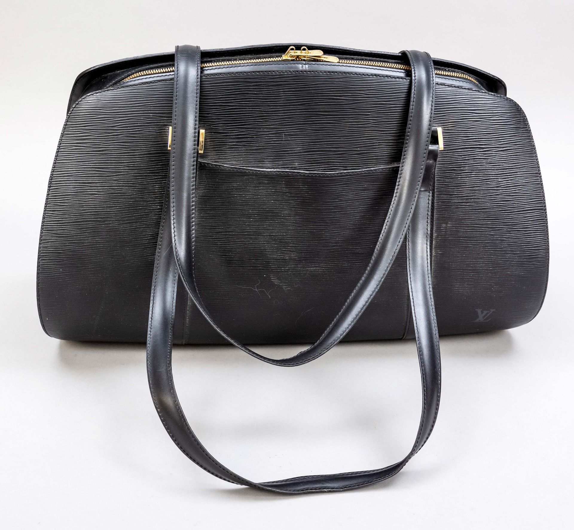 Null Louis Vuitton, Solferino Epi Noir Weekender/Travel Bag, cuir Epi noir struc&hellip;