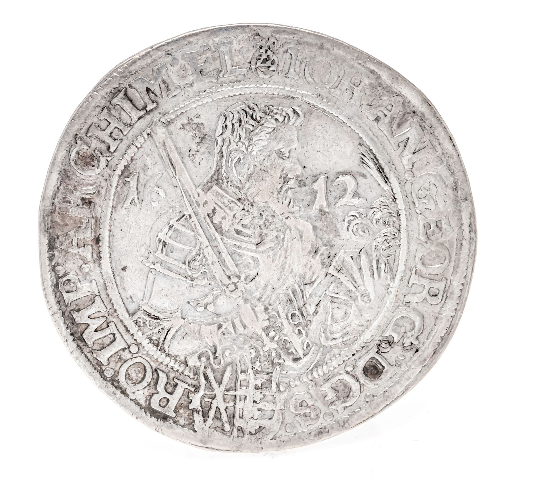 Null 钱币，塔勒，萨克森州，1612年，28.91克