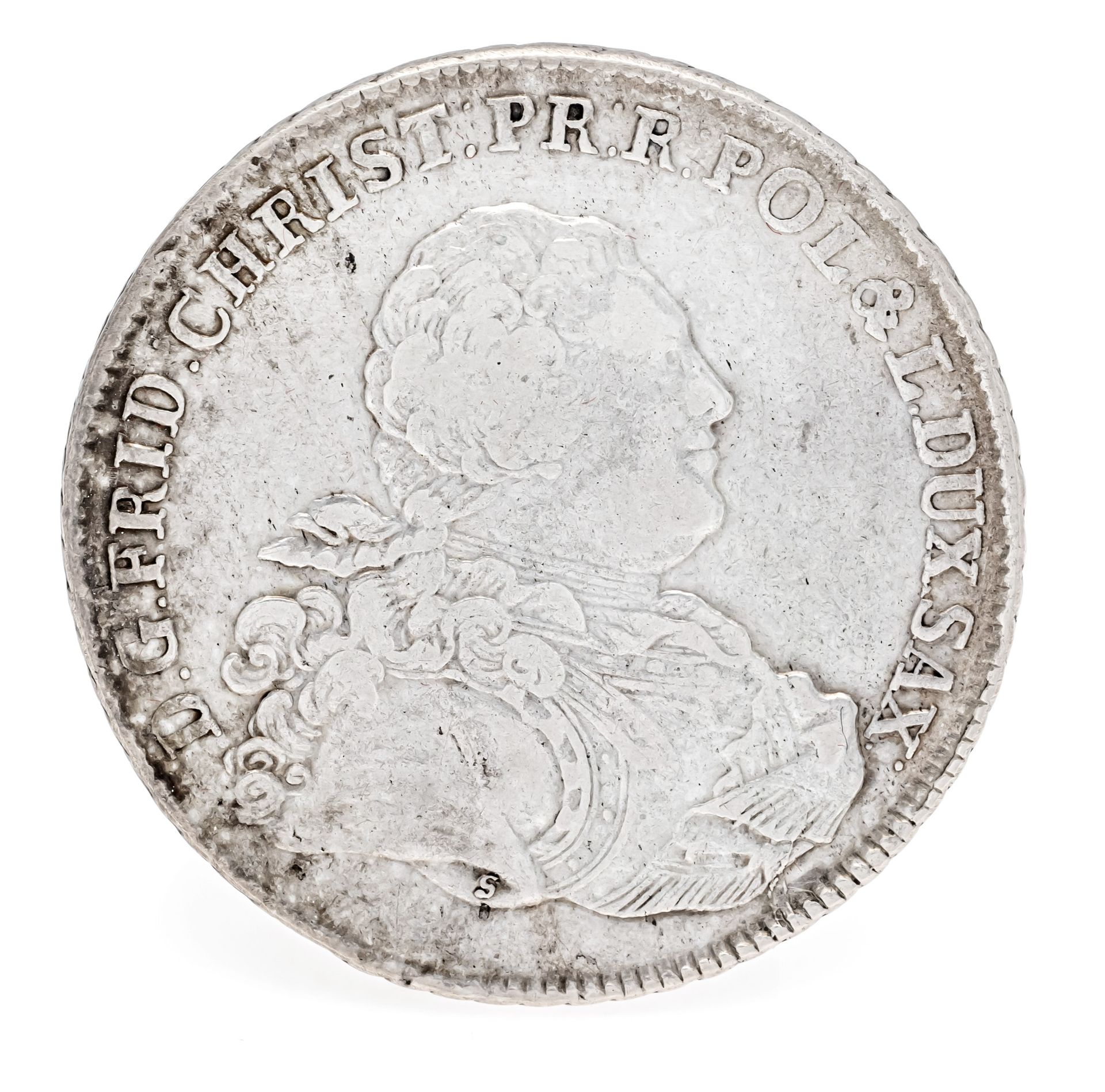 Null Moneda, Thaler, Sajonia, 1763, 27,75g