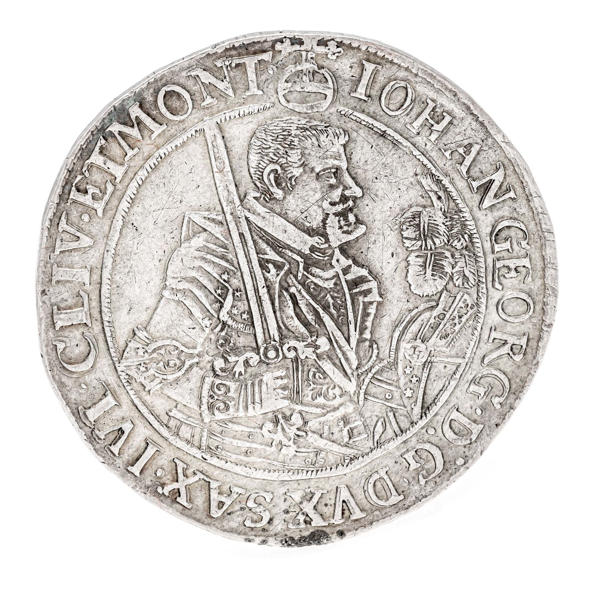 Null Monnaie, thaler, Saxe, 1652, 28,83g