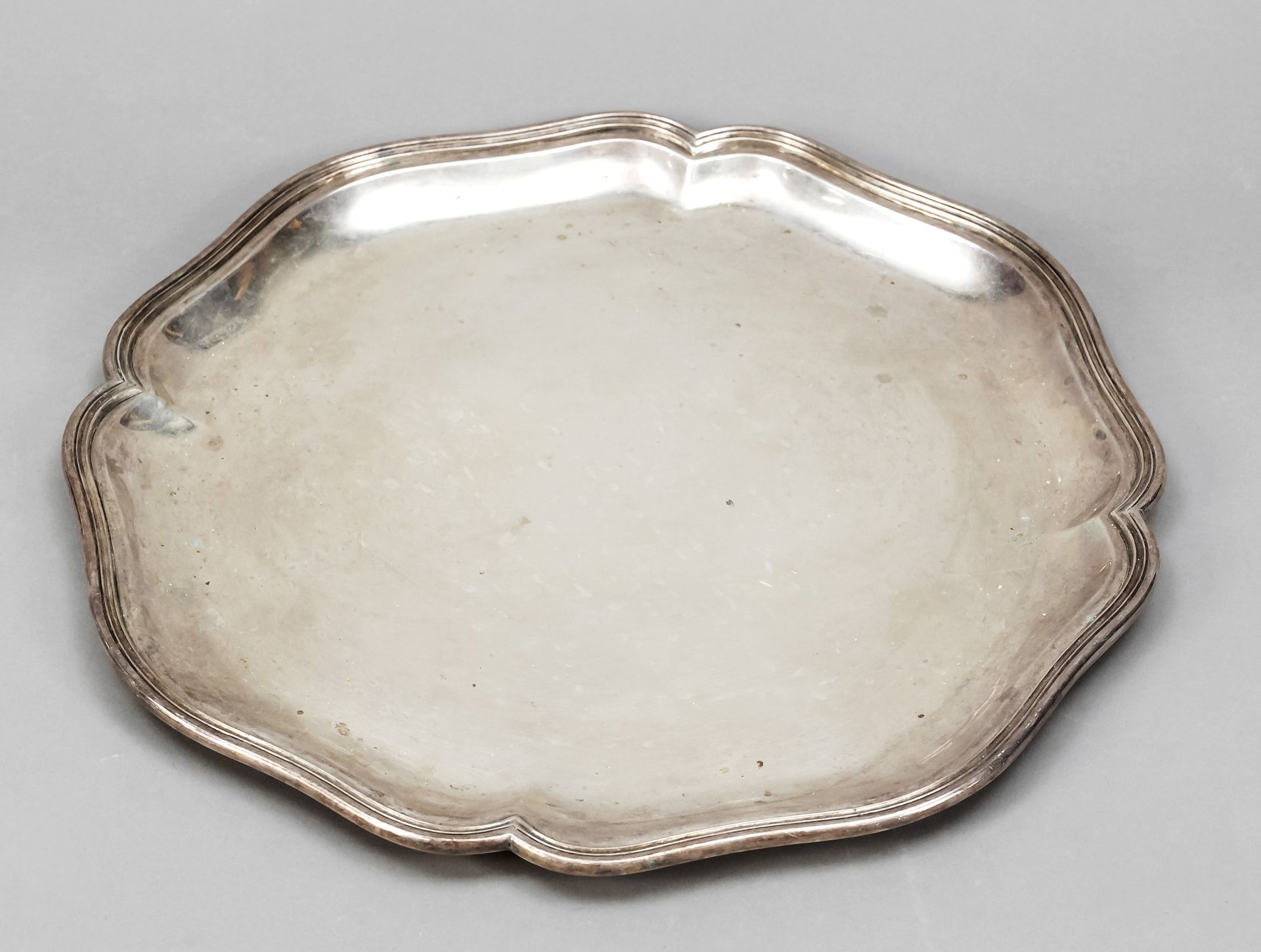 Null Passing curved tray, German, 20th century, master's mark Lazarus Posen, Fra&hellip;