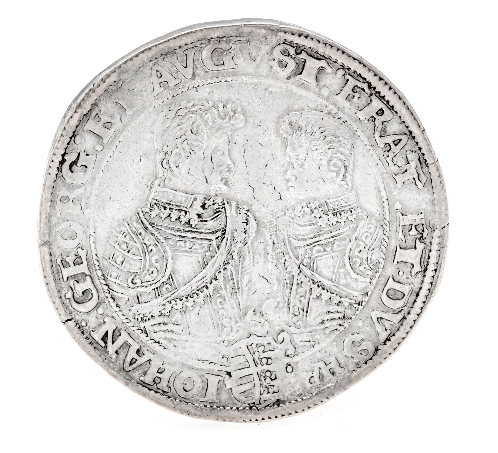 Null 钱币，塔勒，萨克森州，1605年，29.08克