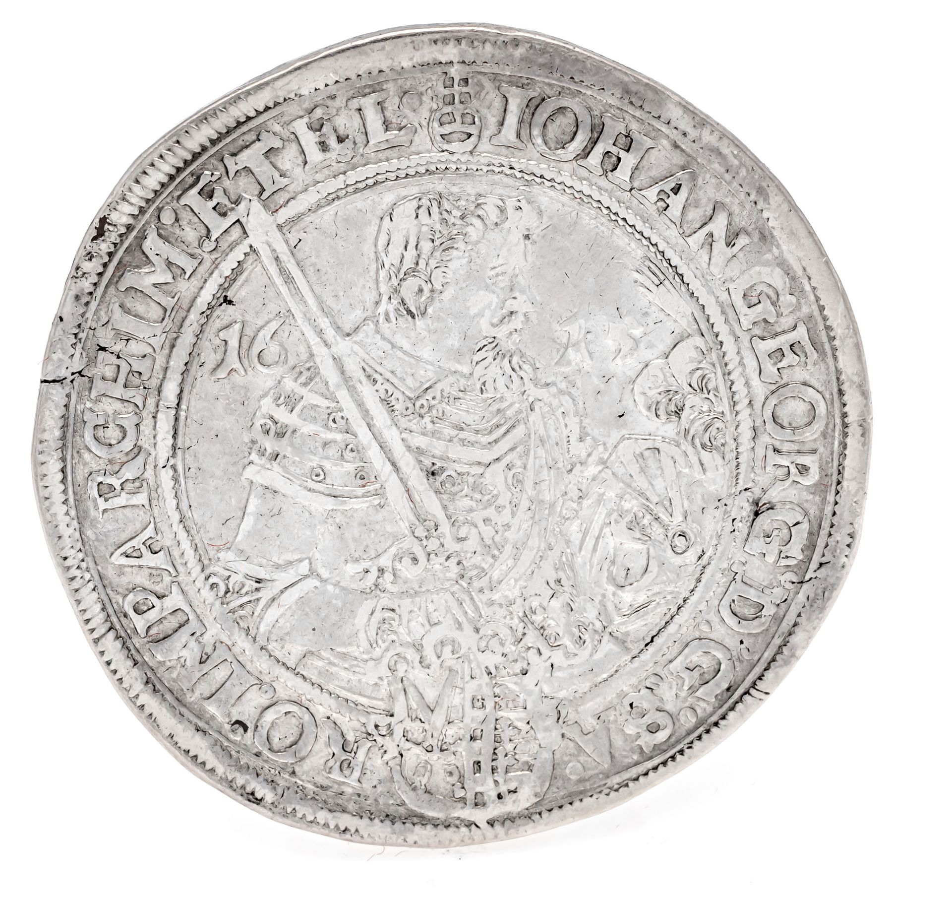 Null Moneta, Thaler, Sassonia, 1615, 28,79g