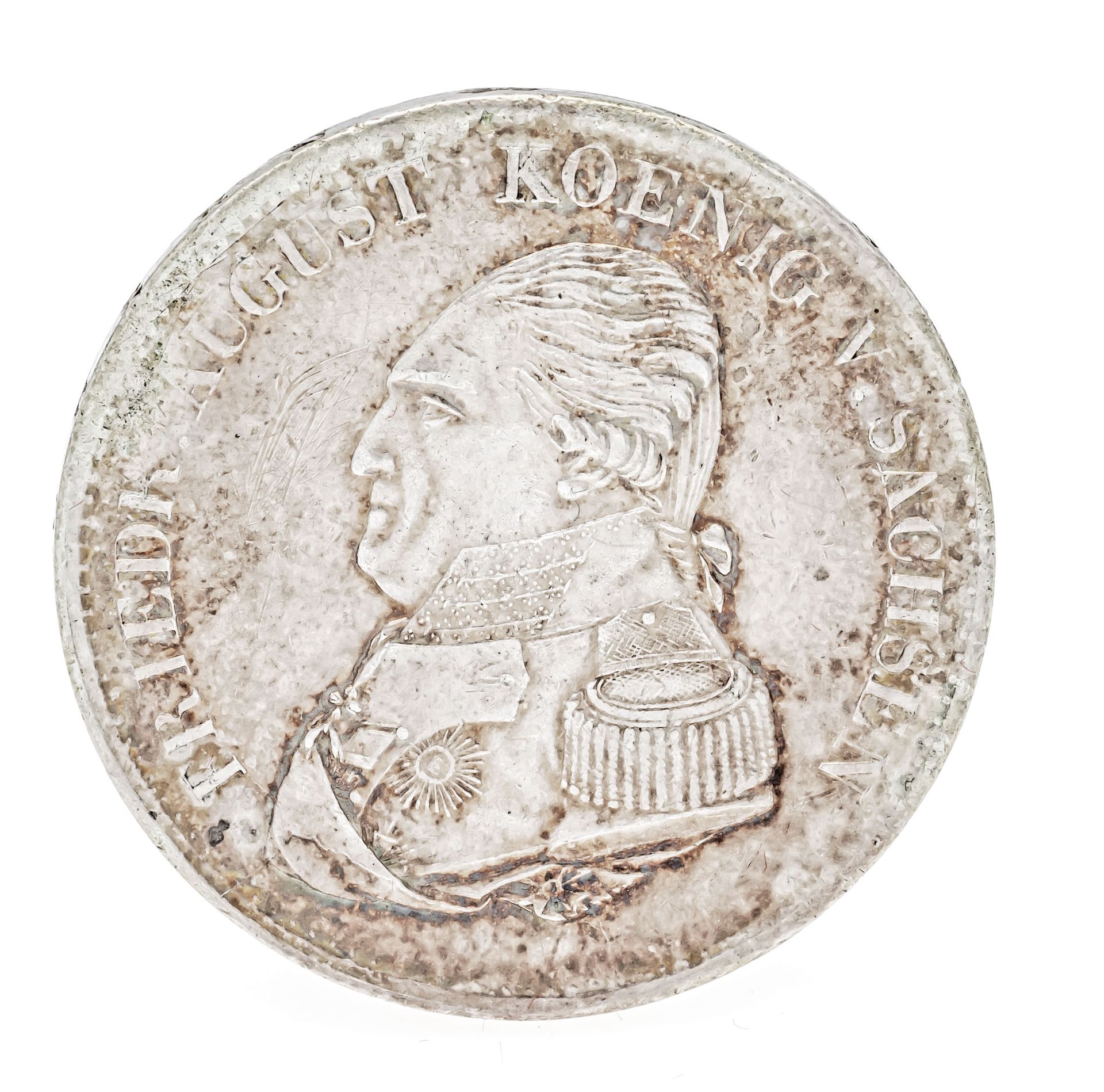 Null Münze, Taler, Sachsen, 1823, 27,92g