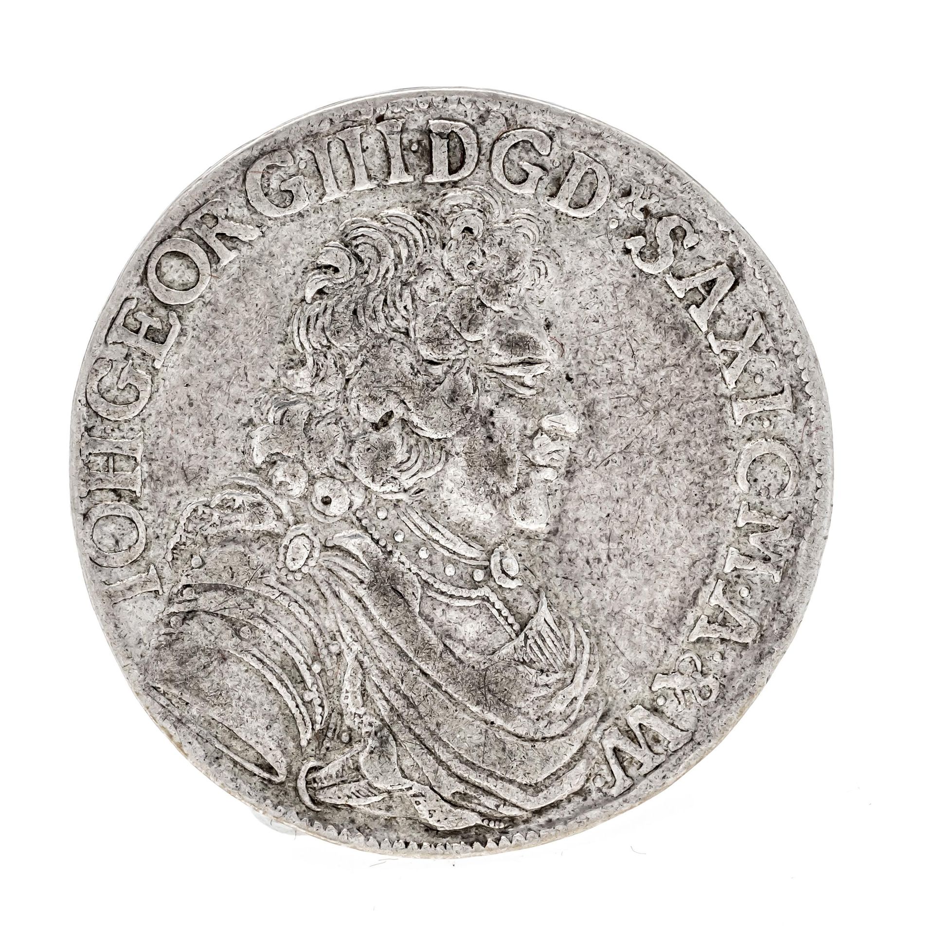 Null Münze, 2/3 Taler, Sachsen, 1690, 13,92g