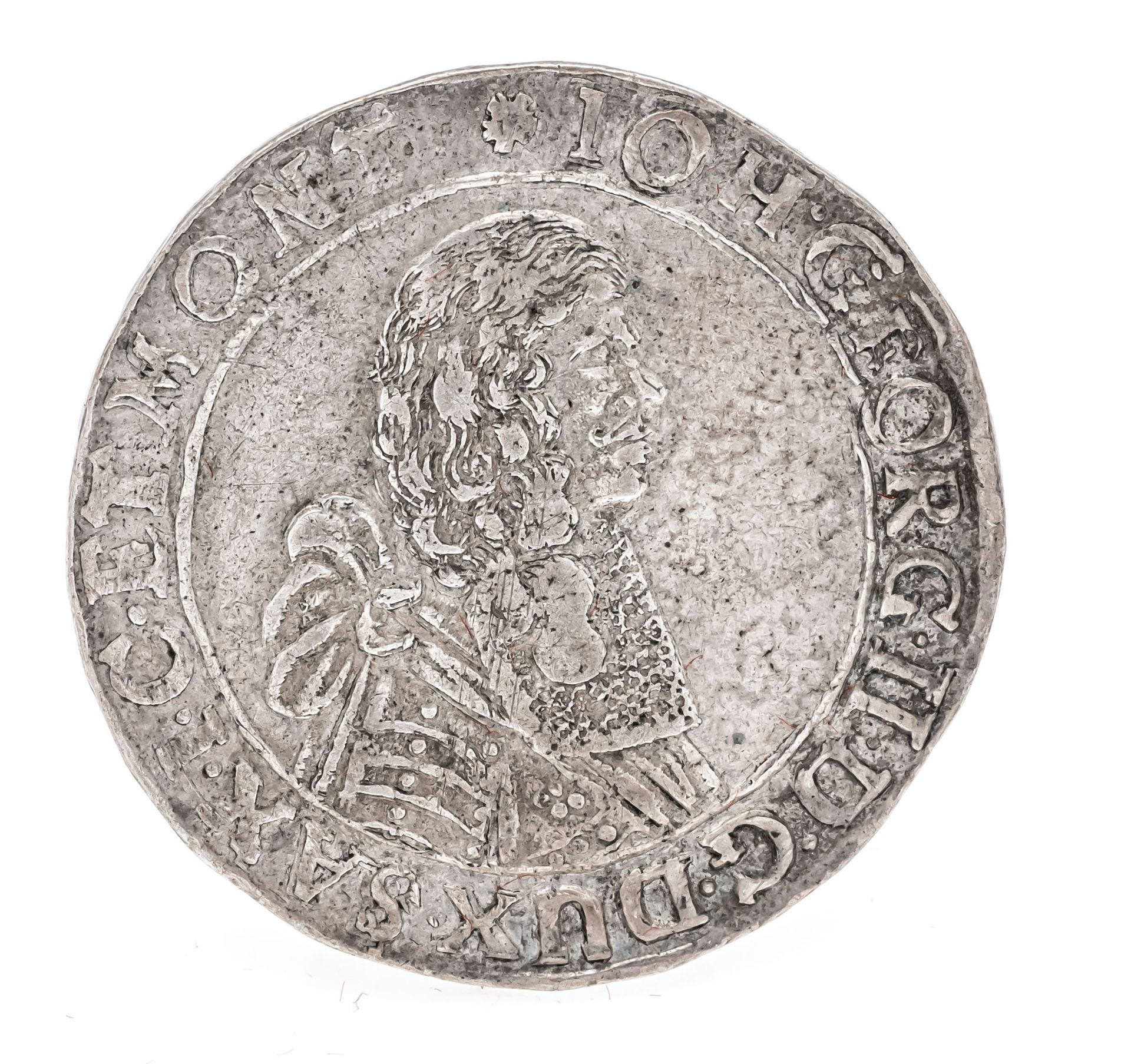 Null Münze, 1/3 Taler, Sachsen, 1668, 9,68g
