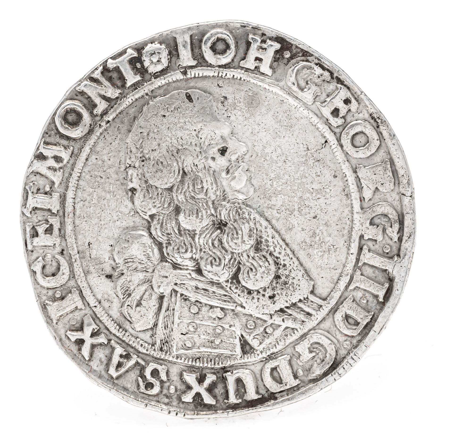 Null Coin, 1/3 thaler, Saxony, 1669, 9.60g