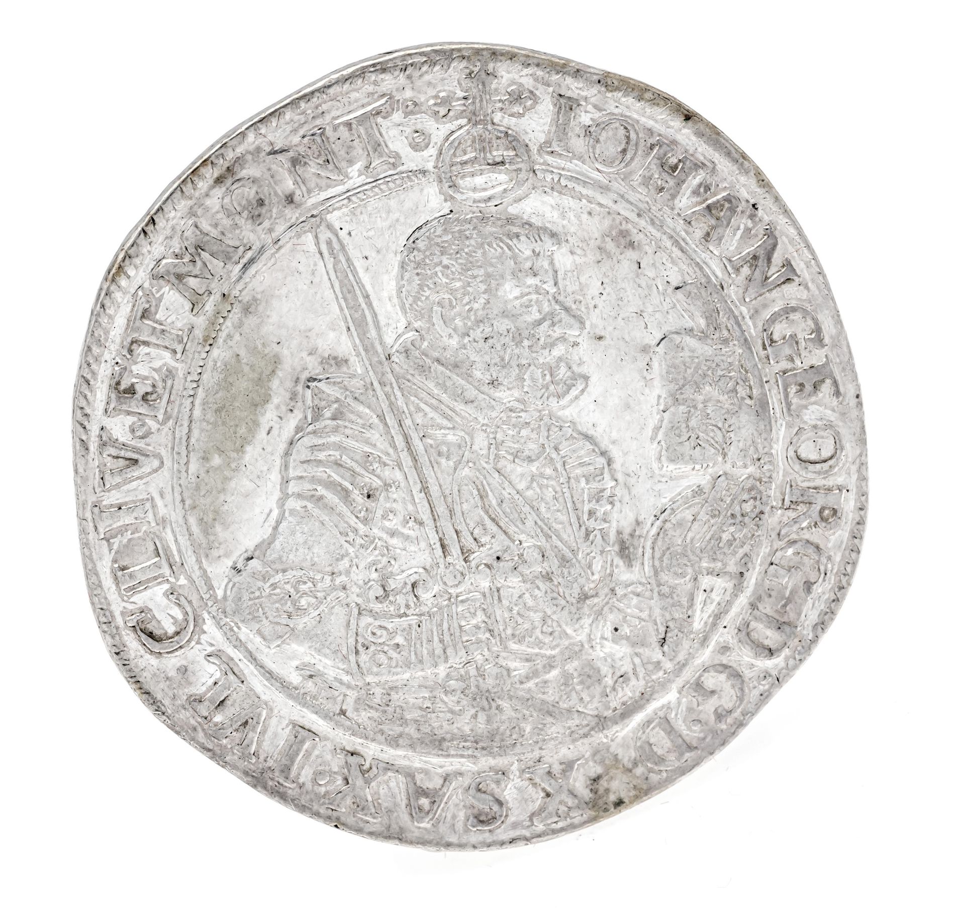 Null Monnaie, thaler, Saxe, 1650, 28,92g