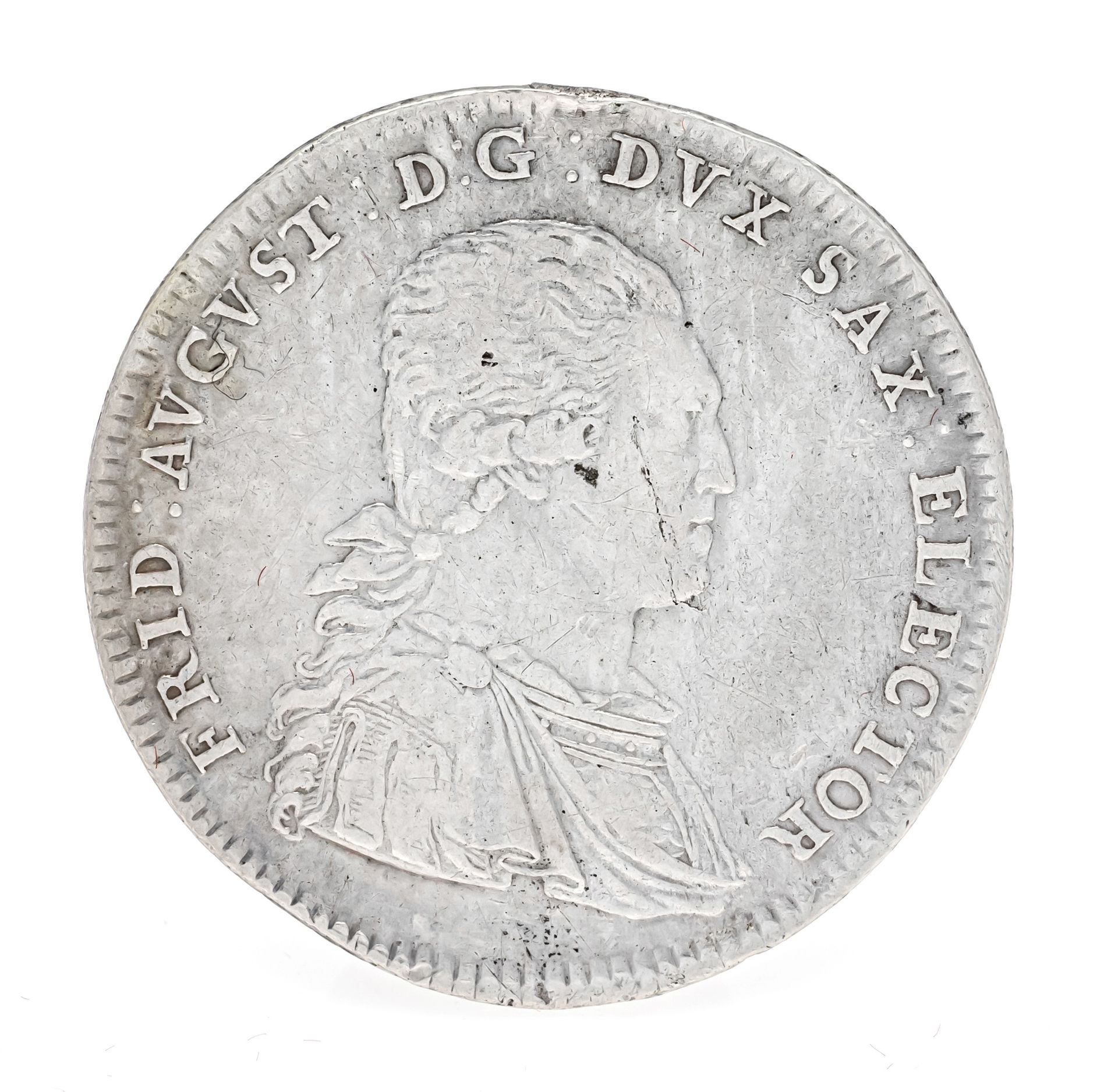 Null Moneta, 1/3 Thaler, Sassonia, 1791, 6,90g