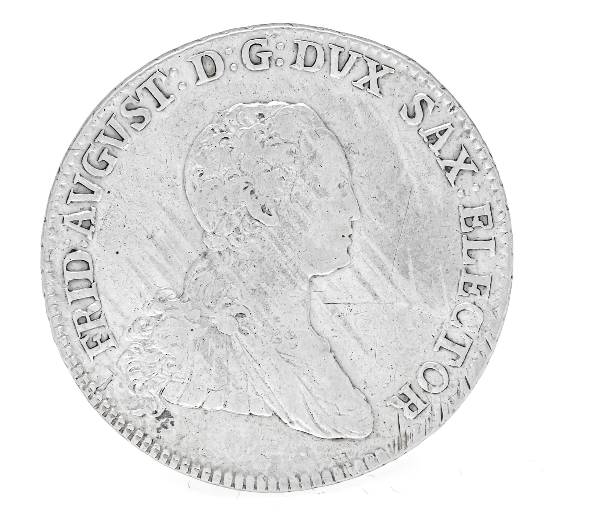 Null Münze, 2/3 Taler, Sachsen, 1768, 13,79g