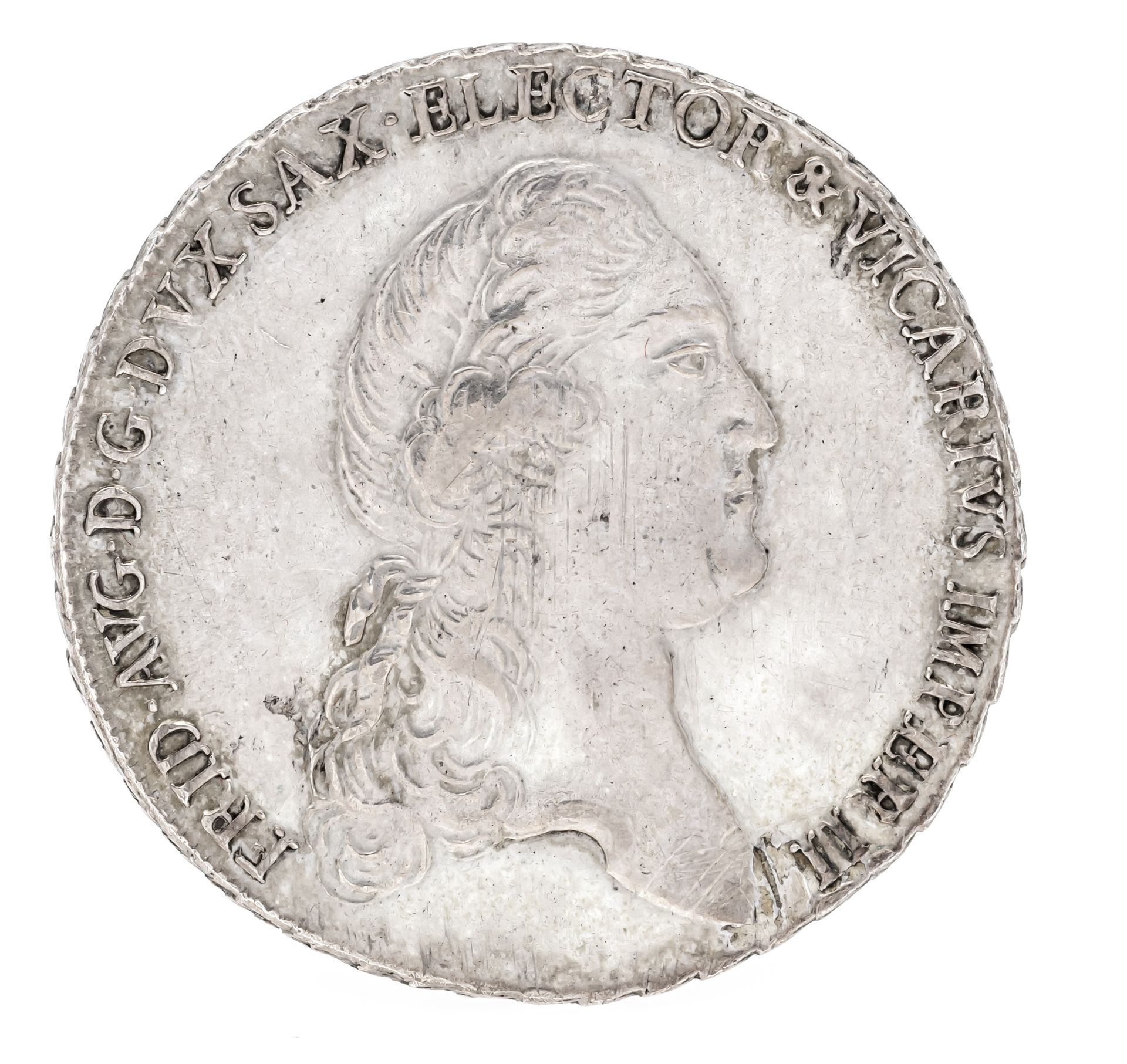 Null Moneda, Thaler, Sajonia, 1790, 27,87g