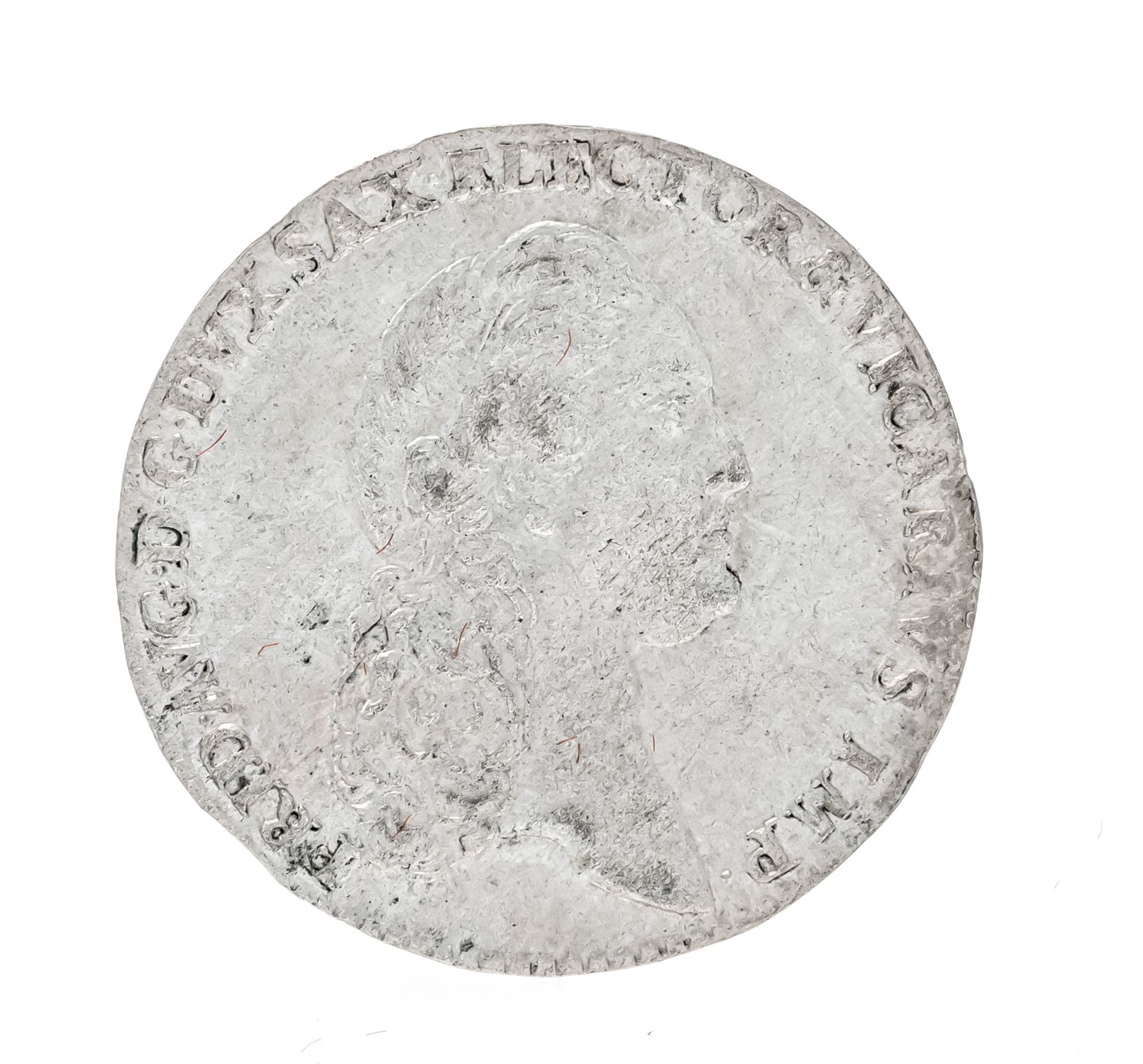 Null 硬币，1/12塔勒，萨克森州，1790，3.23克