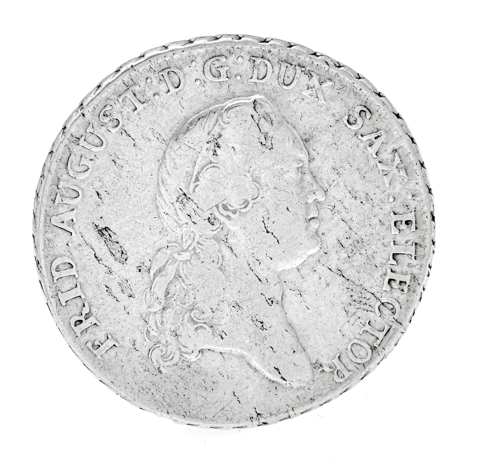 Null Moneda, Thaler, Sajonia, 1773, 27,79g