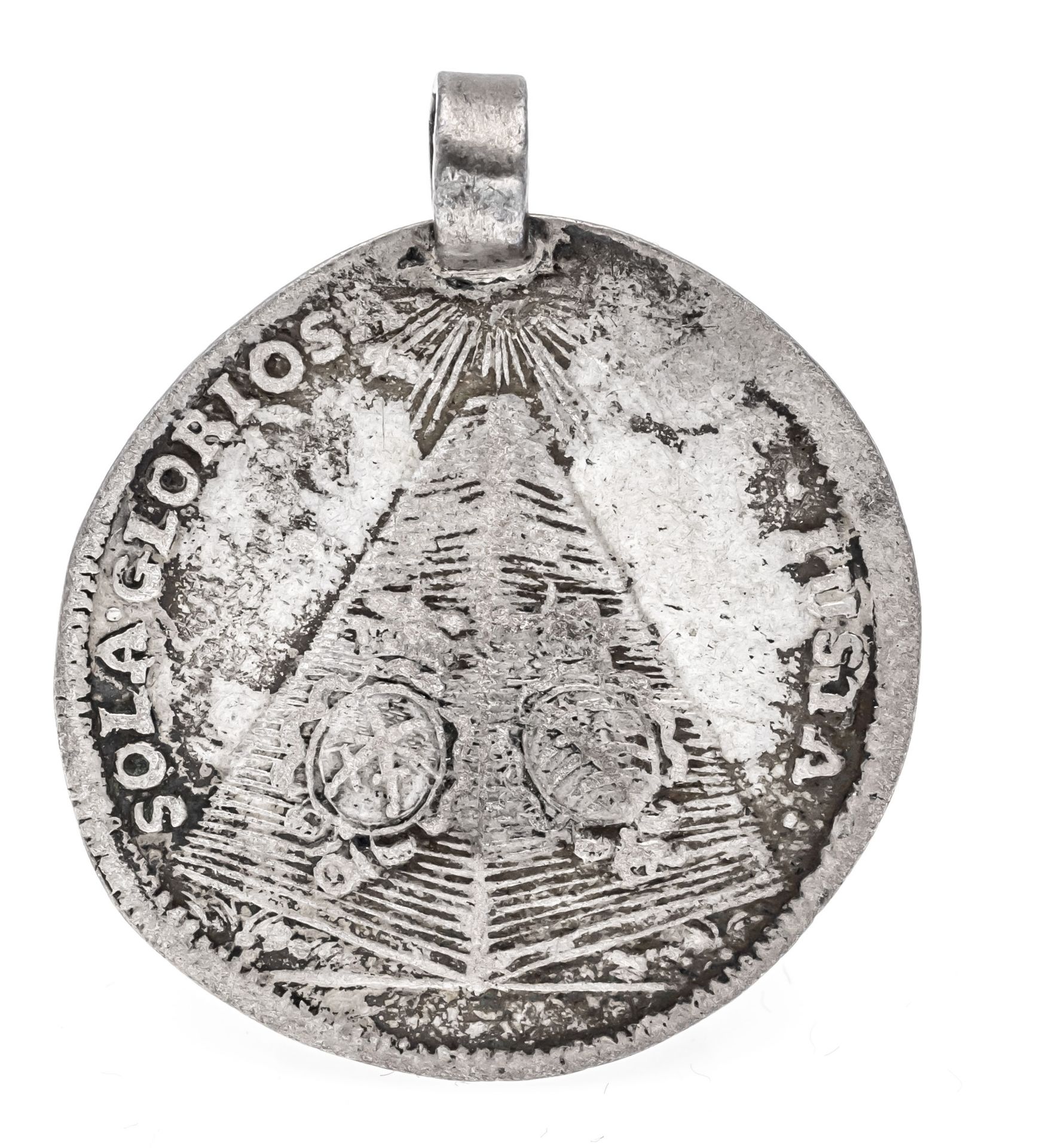 Null 钱币，1/24塔勒，约翰-乔治四世的死亡格罗申，萨克森州，3.65克，鹅颈型