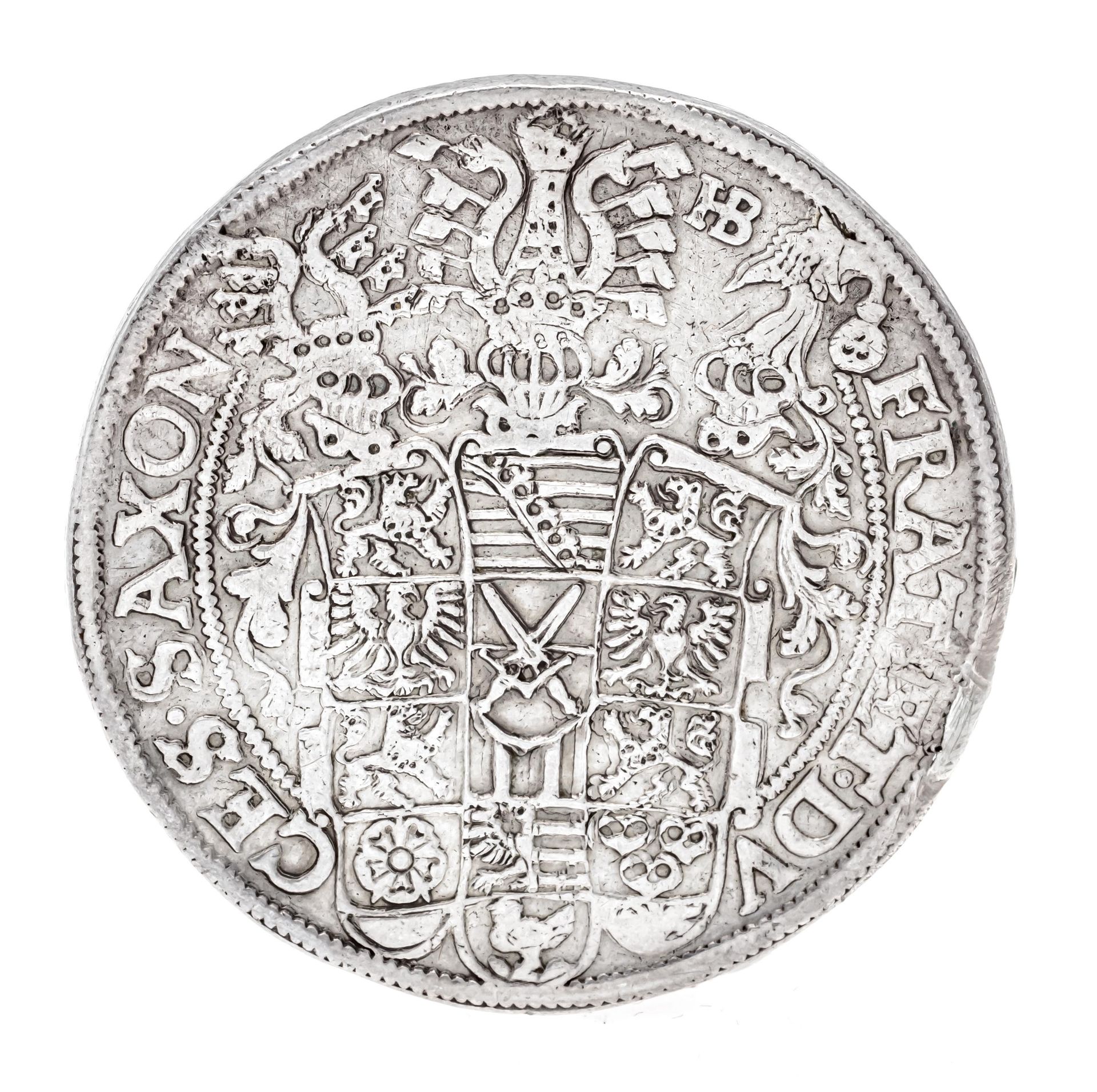 Null Monnaie, thaler, Saxe, 1599, 29,03g
