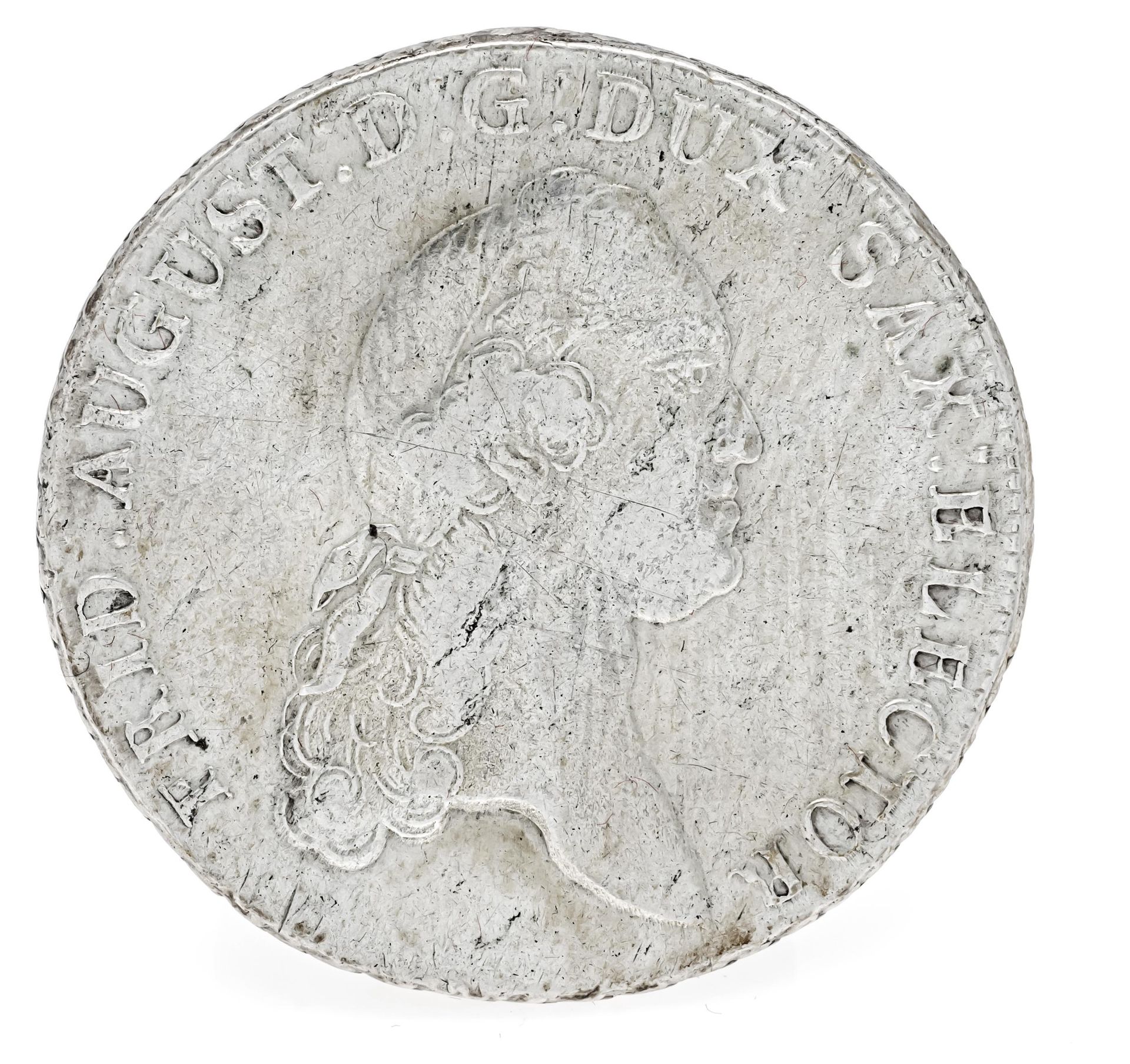 Null Moneda, Thaler, Sajonia, 1781, 27,88g
