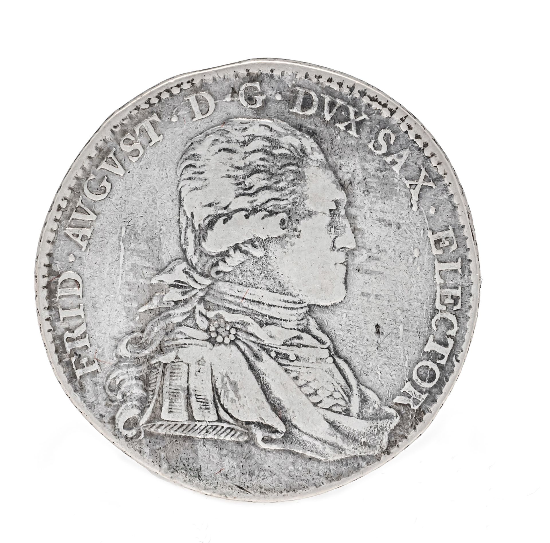 Null Moneta, 1/3 Thaler, Sassonia, 1800, 6,92g