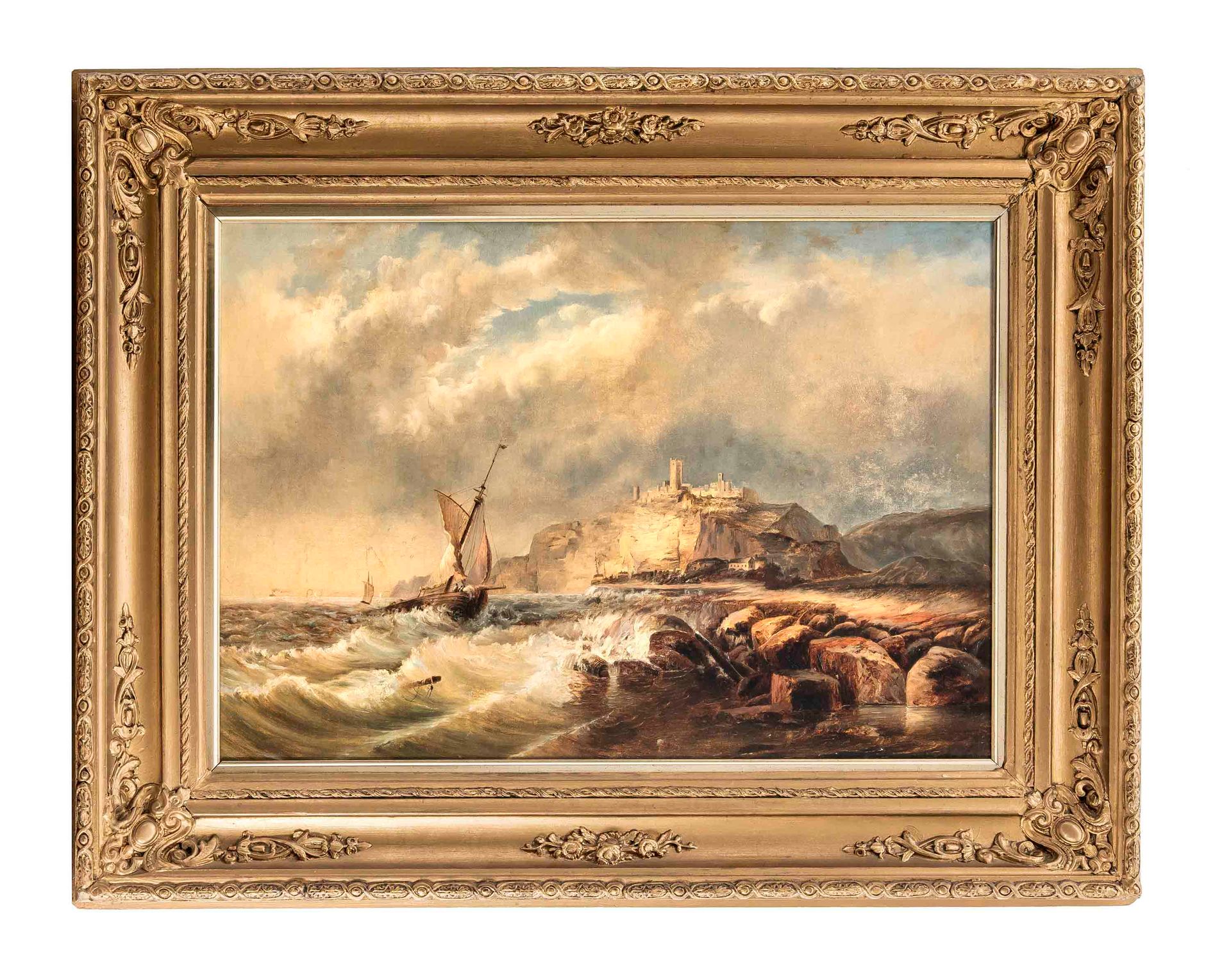 Null Peintre de marine anglais, milieu du 19e siècle. Naufrage au large des côte&hellip;