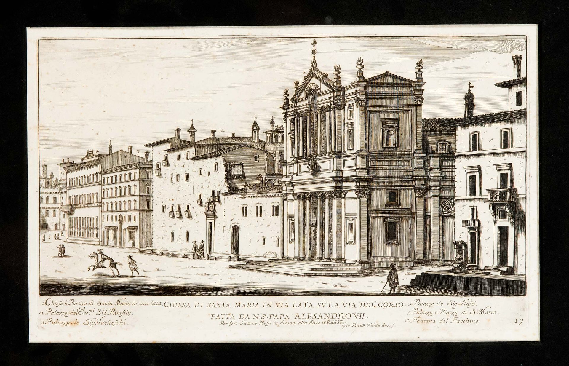 Null Giovanni Giacomo de Rossi (1627-1691) según Giovanni Battista Falda (1648-1&hellip;