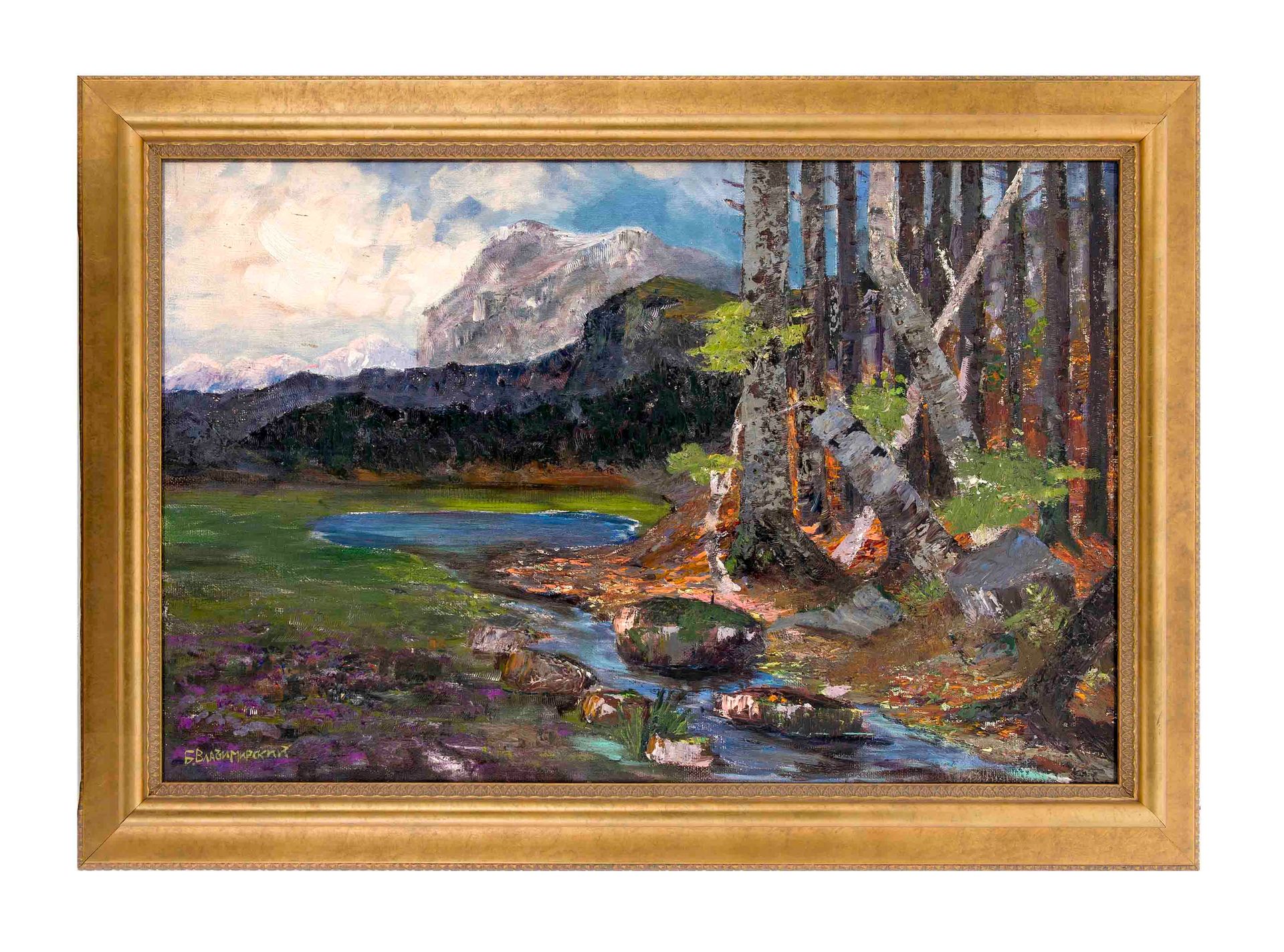 Null 鲍里斯-弗拉基米尔斯基（1878-1950），曾在基辅艺术学校和慕尼黑师从阿兹贝和亚历山大-冯-瓦格纳，在慕尼黑玻璃宫以及布拉格和科隆多次展出，《山地&hellip;