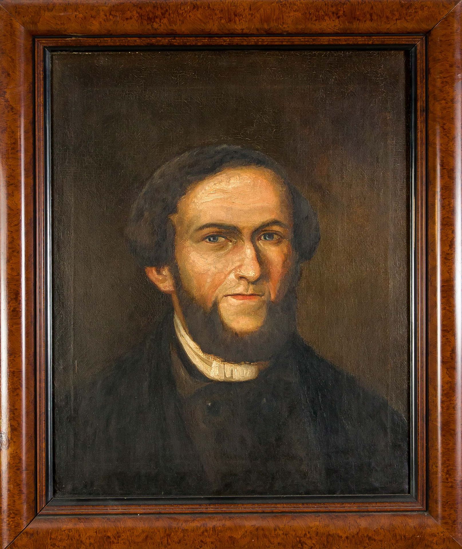 Null Willi Bombowsky, peintre berlinois du 19e siècle, autoportrait, huile sur t&hellip;