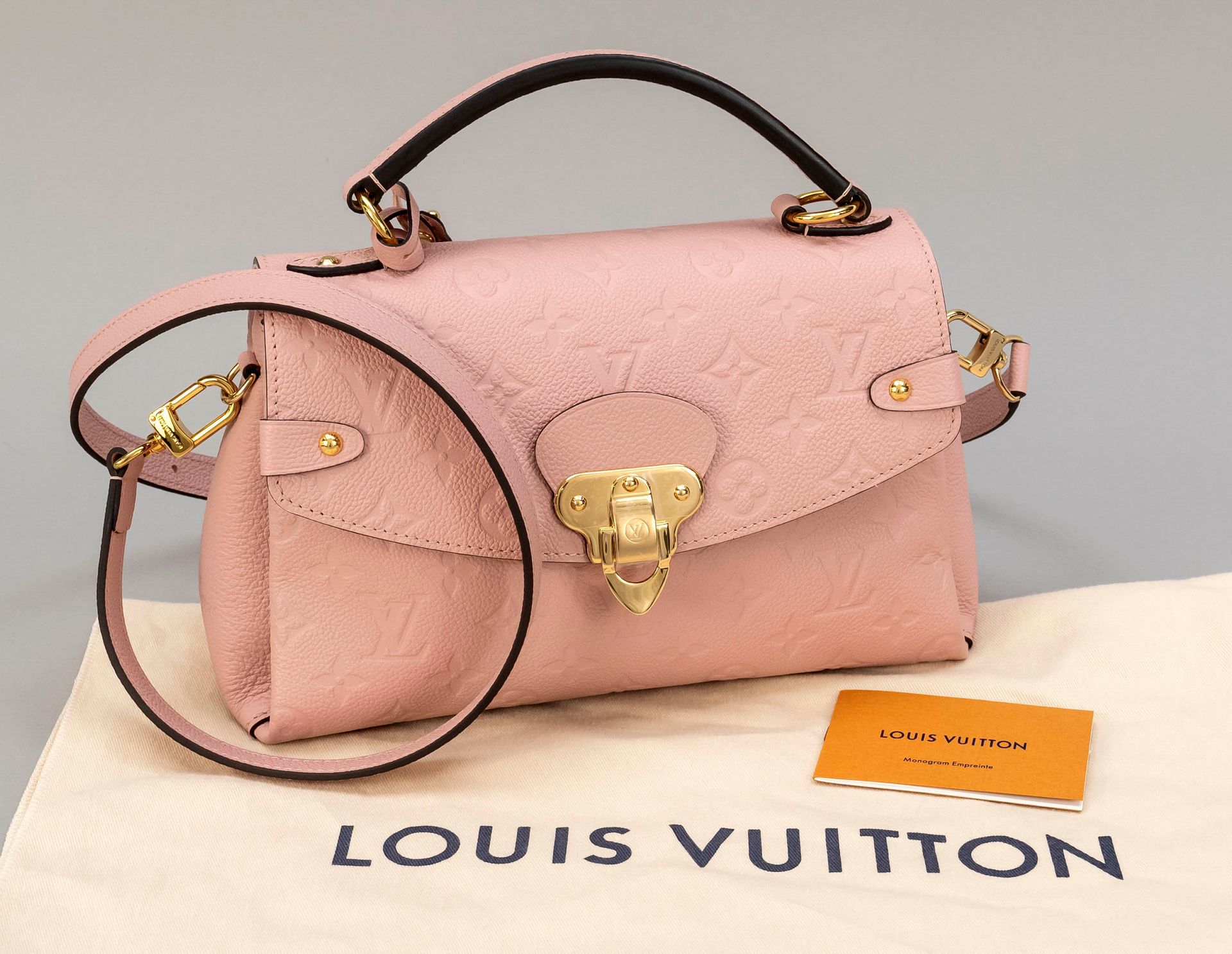 Louis Vuitton, Georges BB Monogram Empreinte Leather Ros…