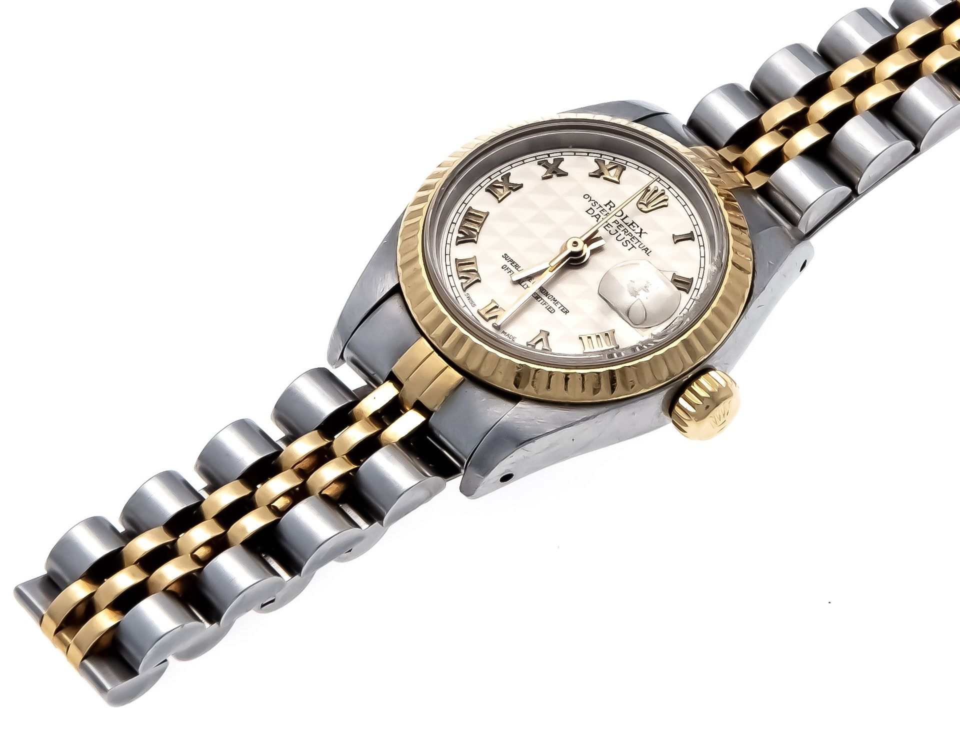 Null Rolex Lady Datejust, Automatic Cal. 2135 , Stahl / Gold, Ref. 69173 um 1990&hellip;