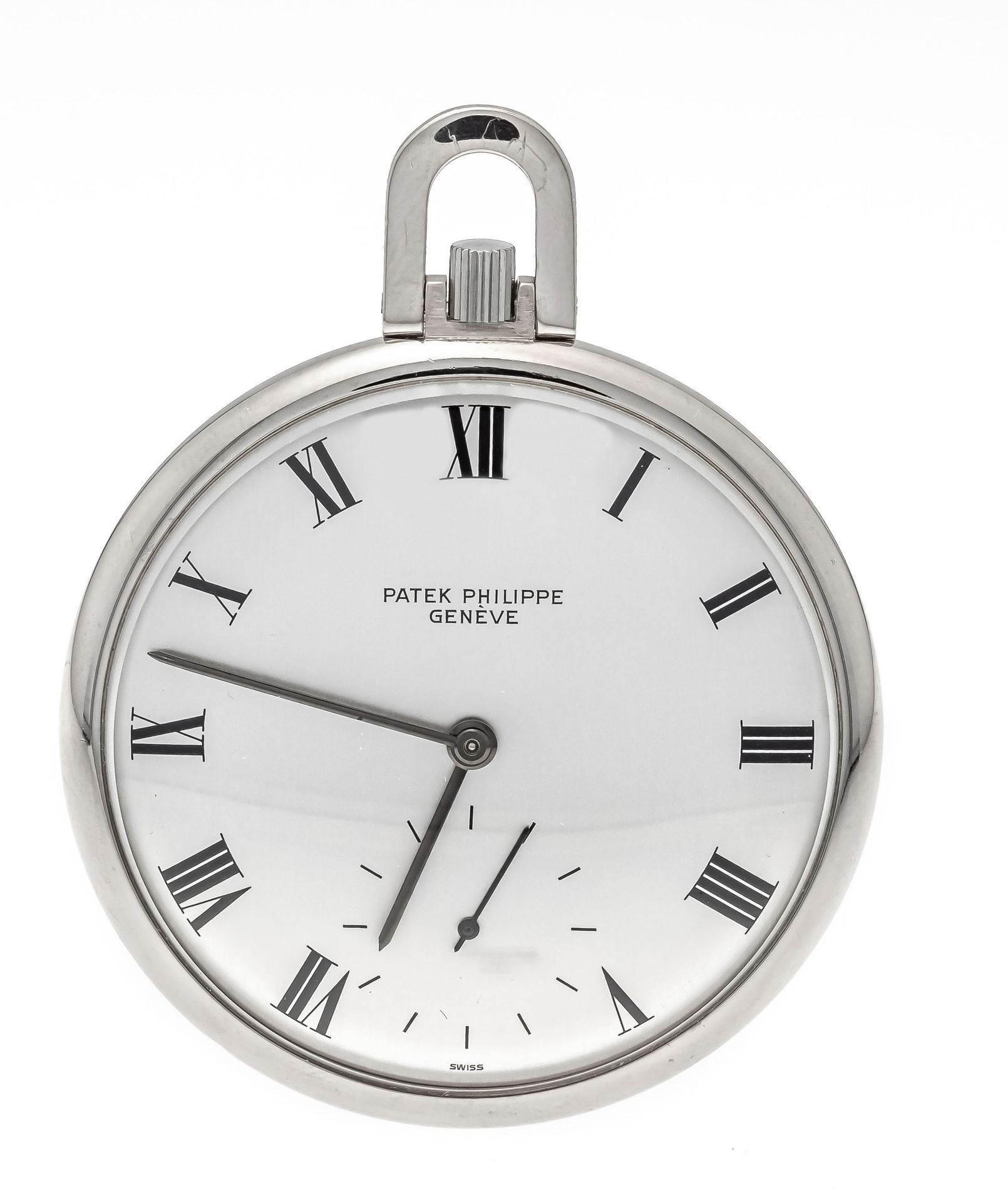 Null Patek Philippe men's pocket watch, tailcoat watch, 750/000 WG, manual windi&hellip;