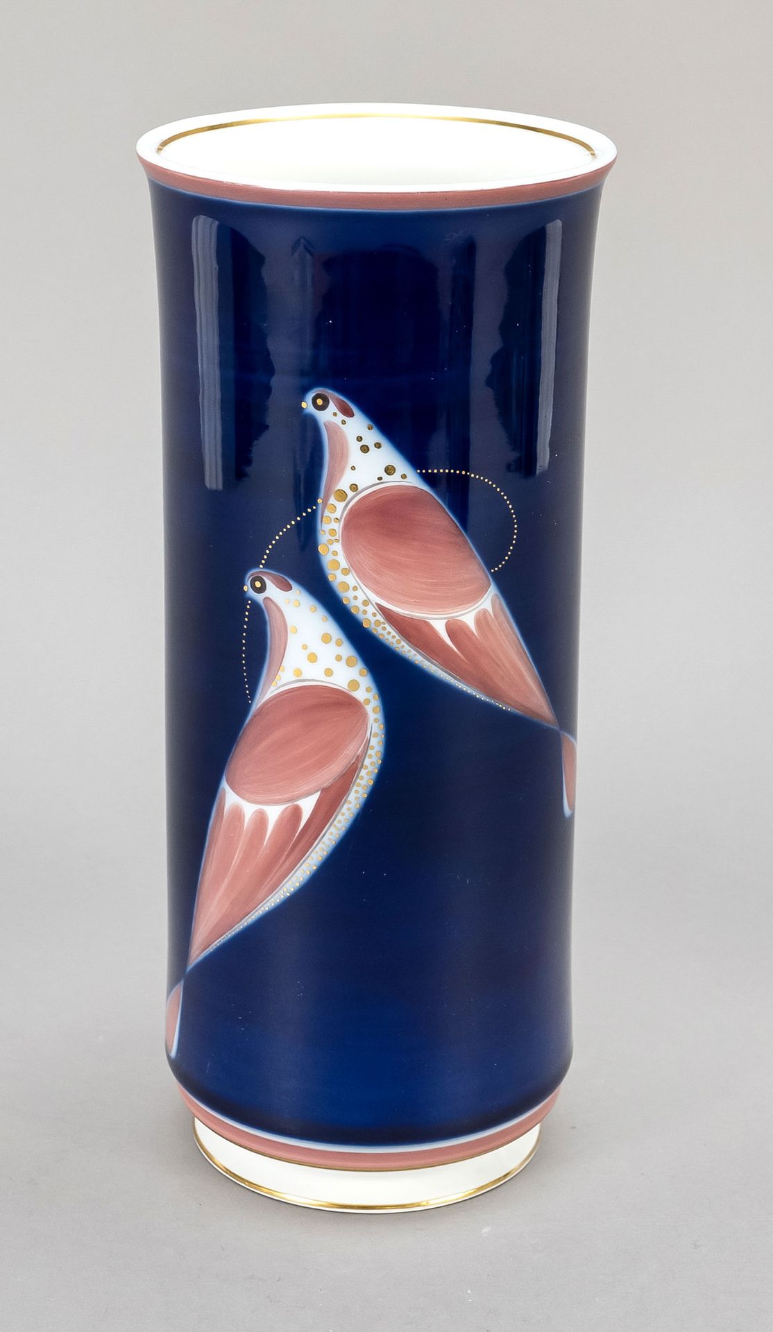 Null Vase, KPM Berlin, marque avant 1962, 1ère W., marque rouge à l'orbe, forme &hellip;