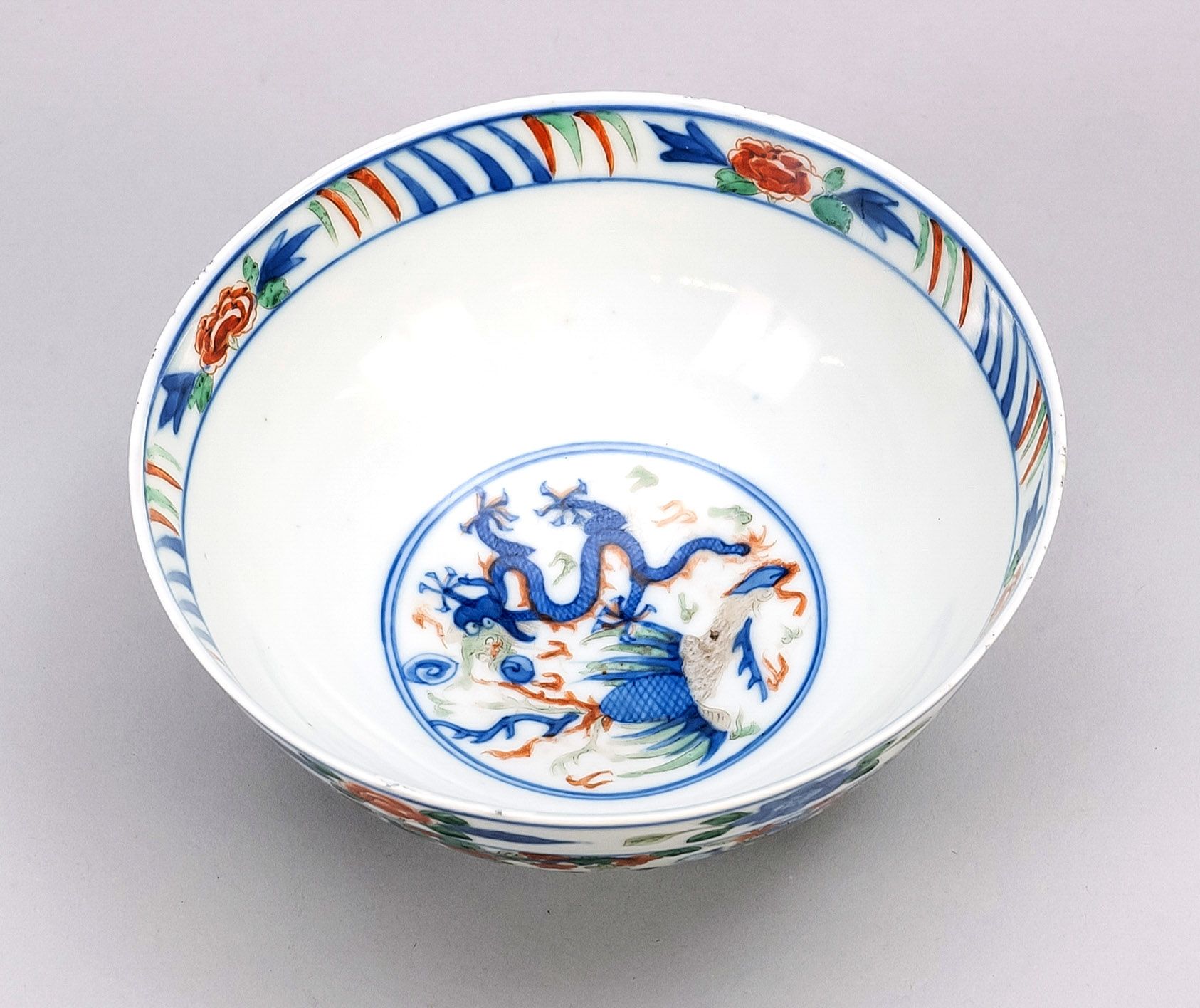 Null Bowl of the famille verte, China, probably Kangxi period 17th/18th century,&hellip;