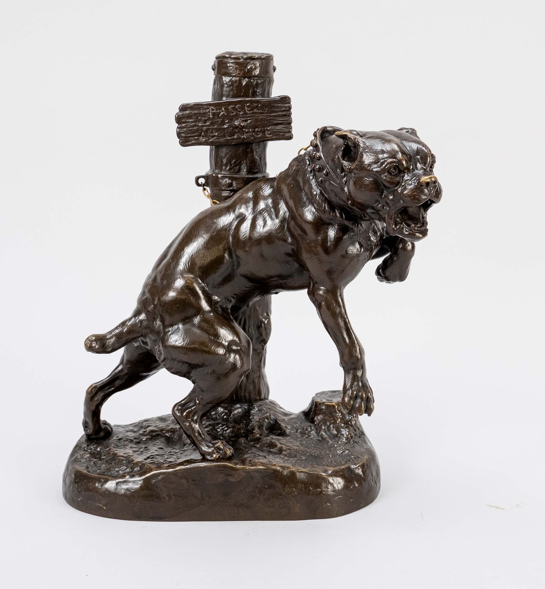 Charles Valton (1851-1918), sculpteur animalier français, ''Passez au Large'' ('&hellip;