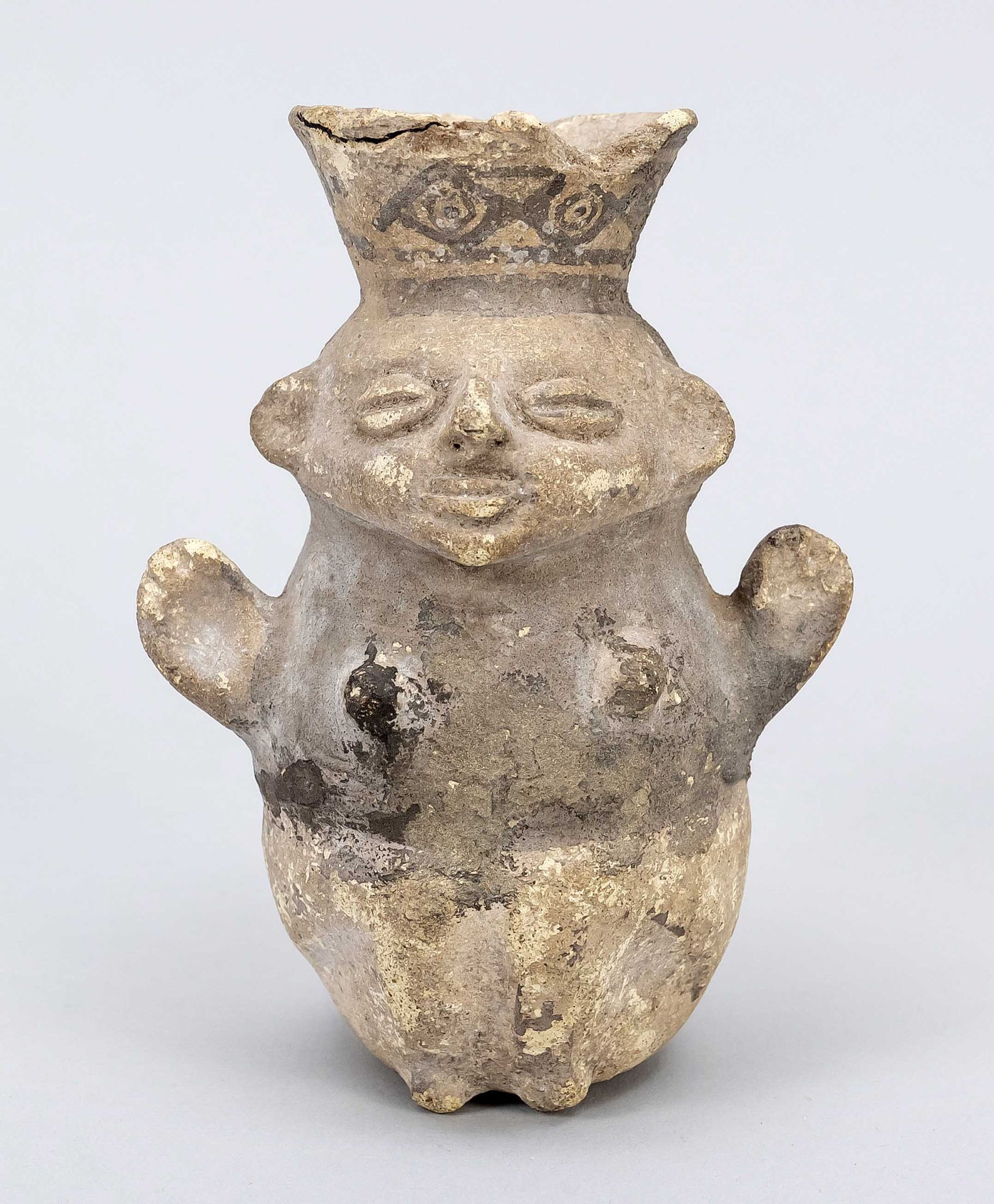 Null Female anthropomorphic figural vessel of the Chancay? Culture, Central Coas&hellip;