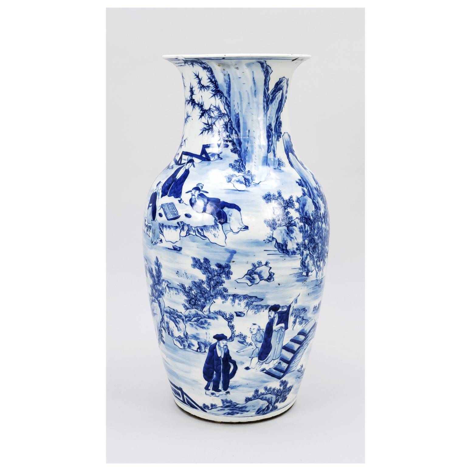 大花瓶，中国，清朝（1644-1911），康熙时期（1662-1722），瓷器上有