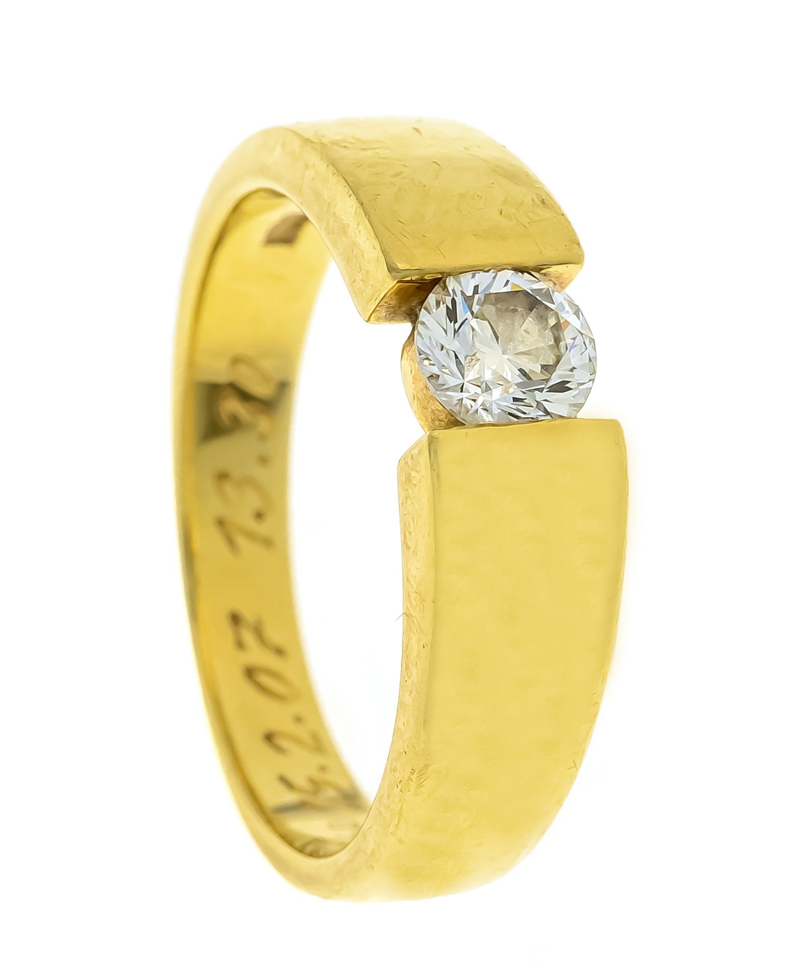 Null Anillo solitario de diamantes Juwelier Meyer en óptica de tensión GG 585/00&hellip;