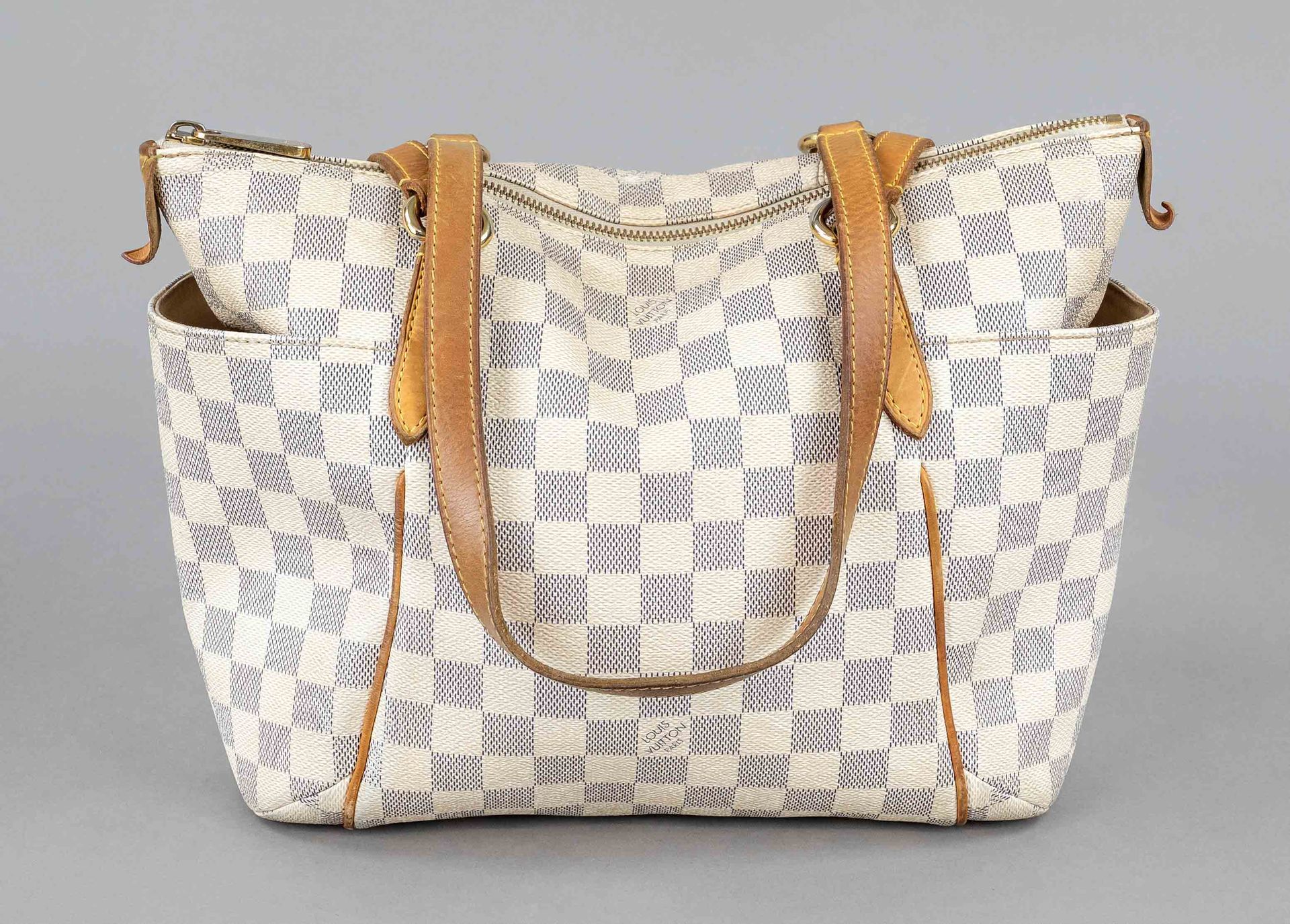 blue and white checkered louis vuittons