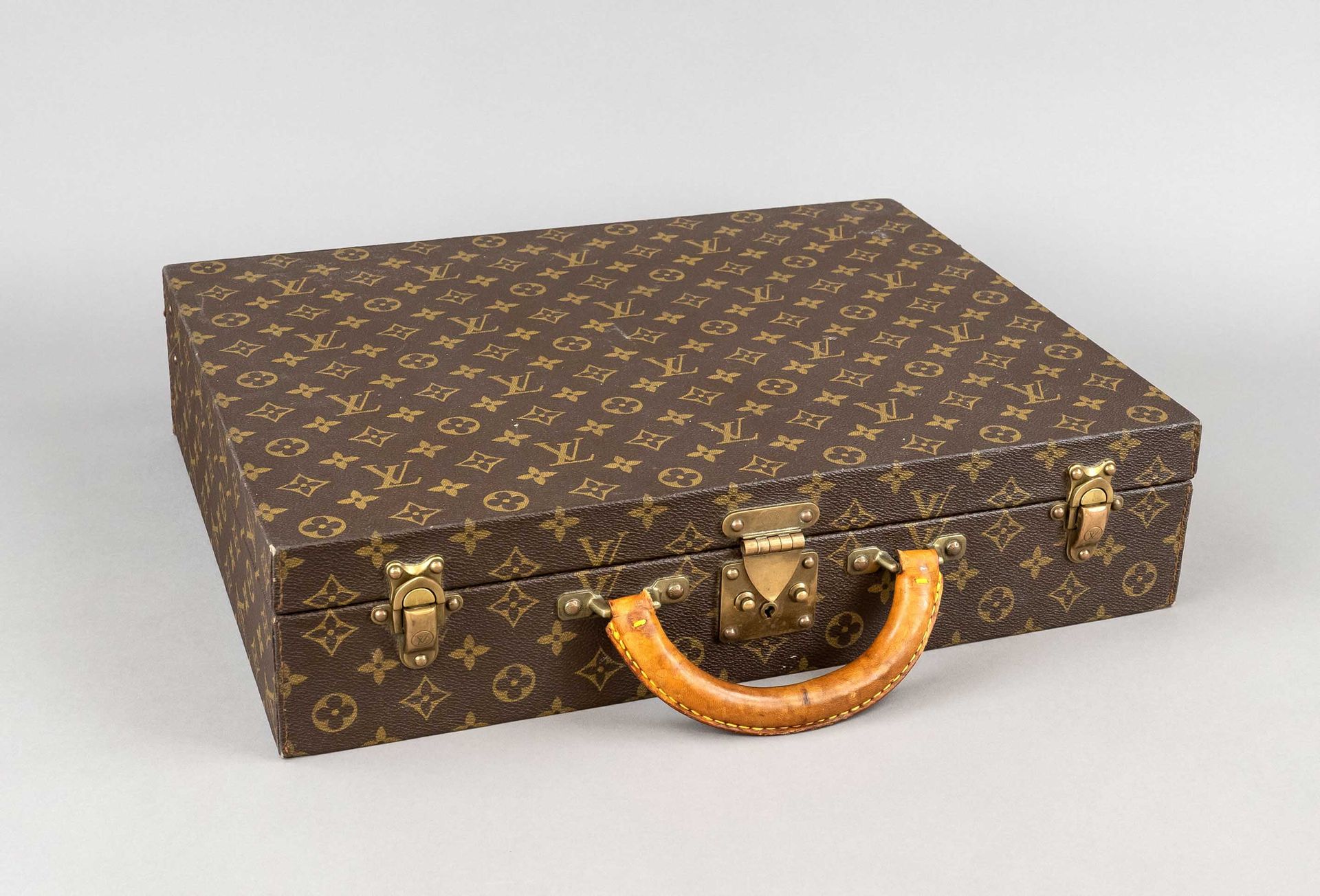 Louis Vuitton, Vintage Monogram Canvas Briefcase, rubber…