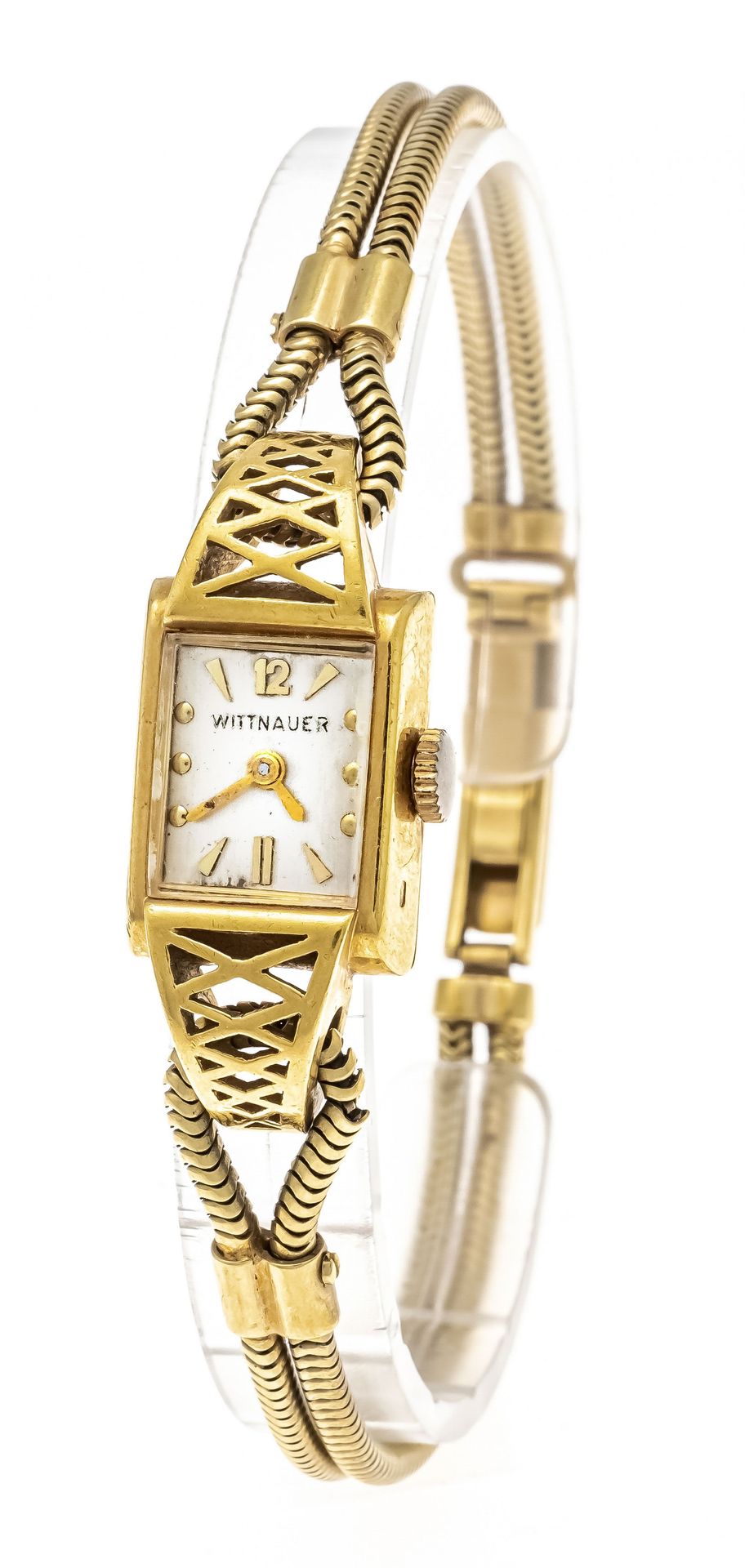 Null Ladies wristwatch Wittnauer, 750/000 GG, manual winding caliber Wittnauer 5&hellip;