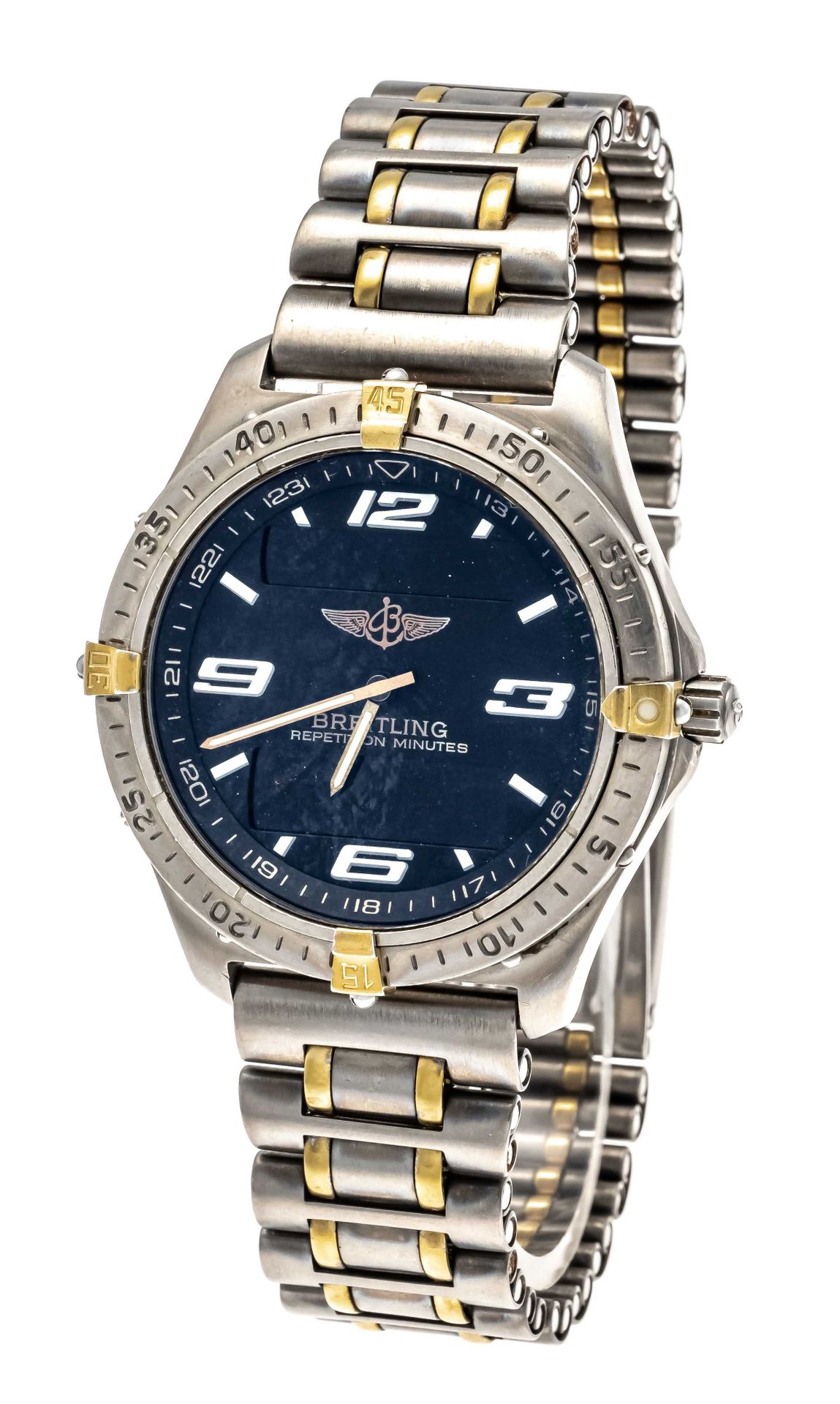 Null Breitling Aerospace Ref. F65362, Chronometer, aus 2005, Titan Teilvergoldun&hellip;