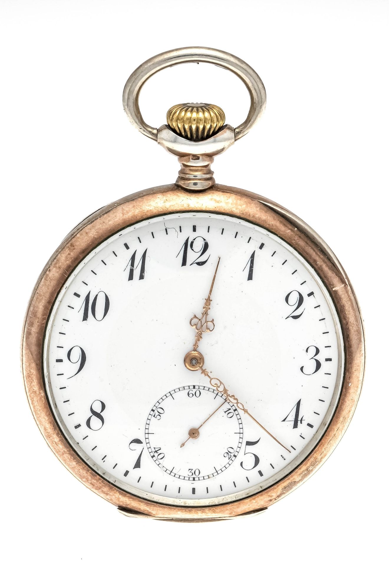 Null Zenith gentleman's pocket watch, 800/000 silver, beginning of 20th century,&hellip;