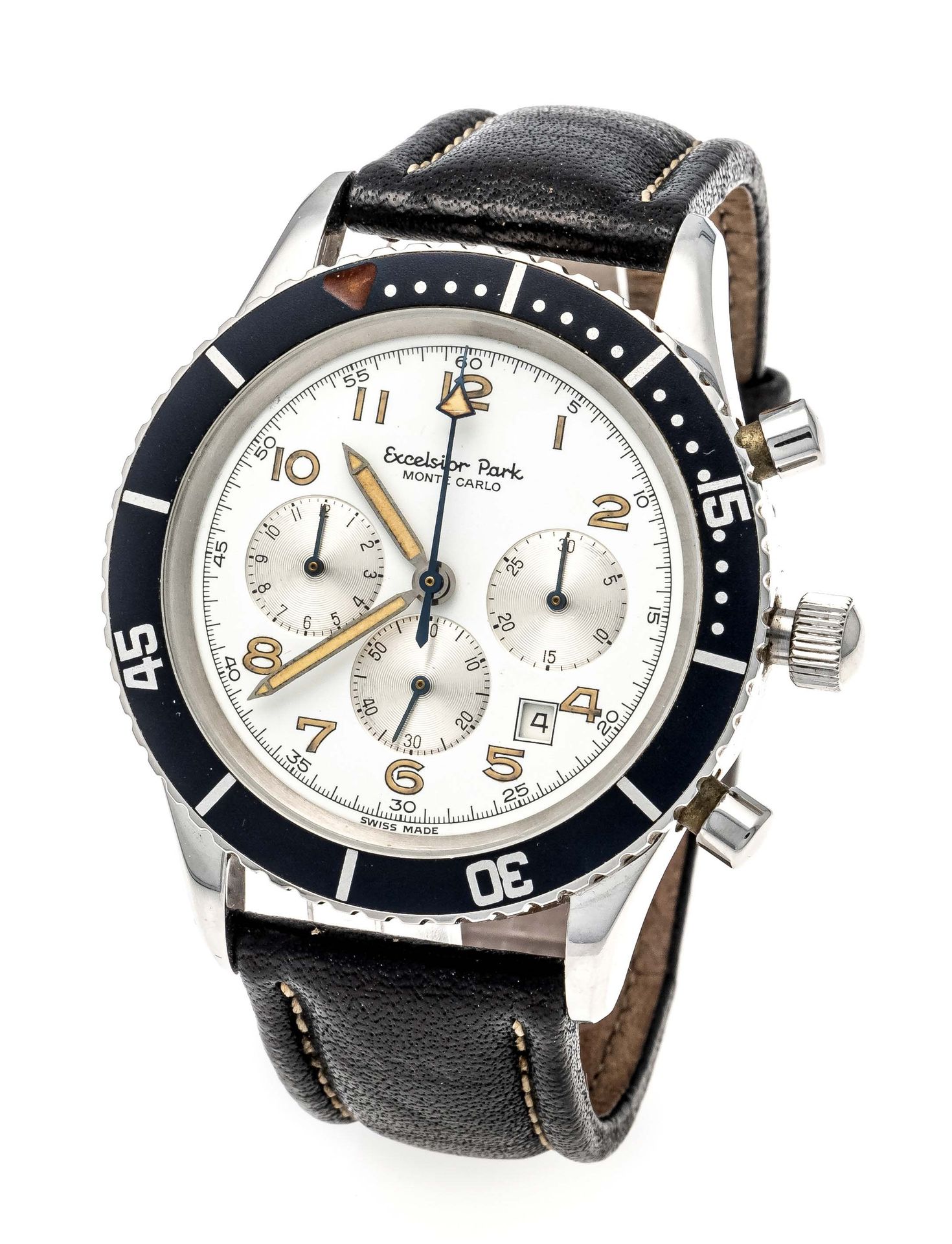 Null Excelsior Park Monte Carlo, men's watch, circa 1970, ref. 7740, chronograph&hellip;