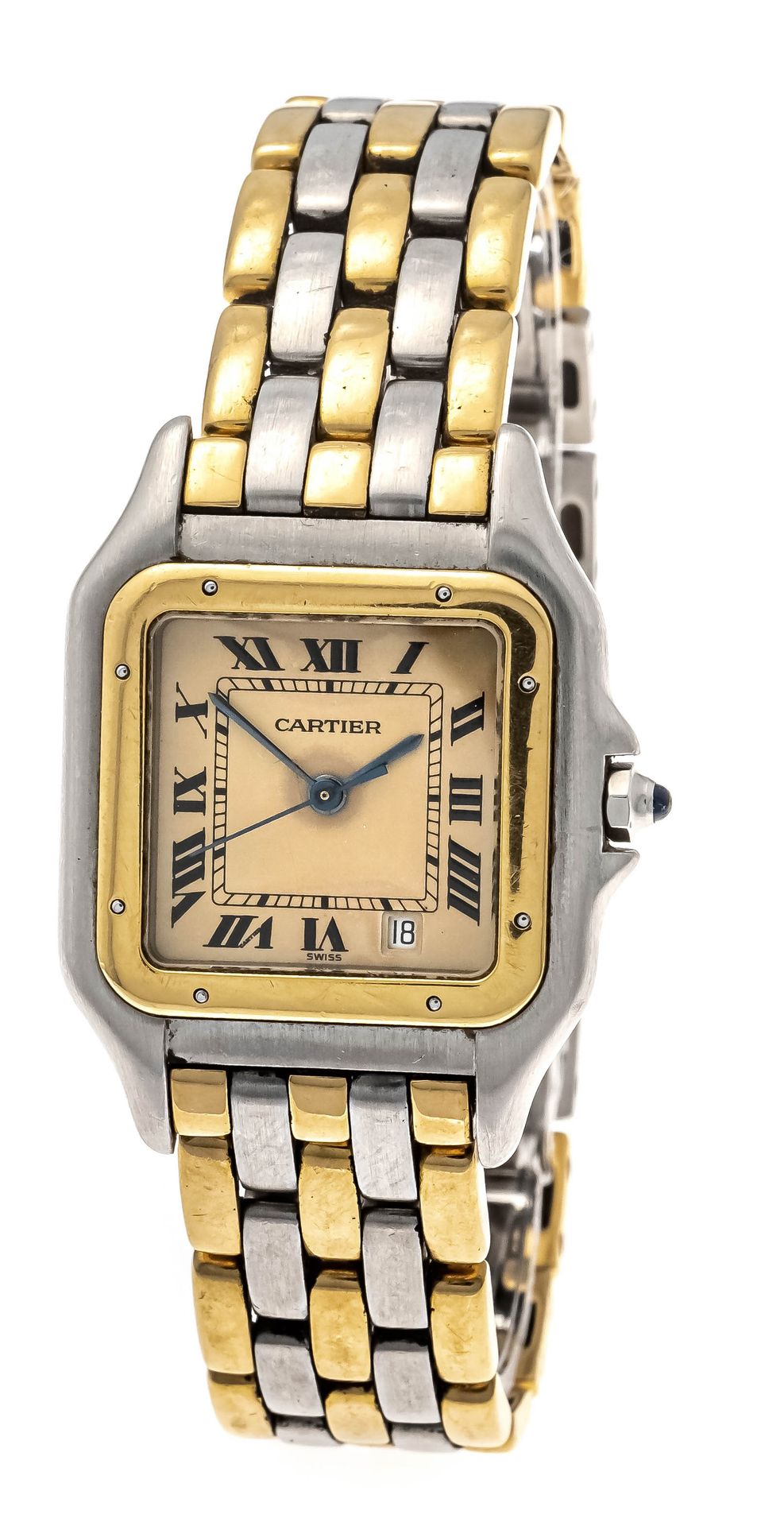 Null Cartier Panthere Medium steel gold, chamoise dial with black roman numerals&hellip;