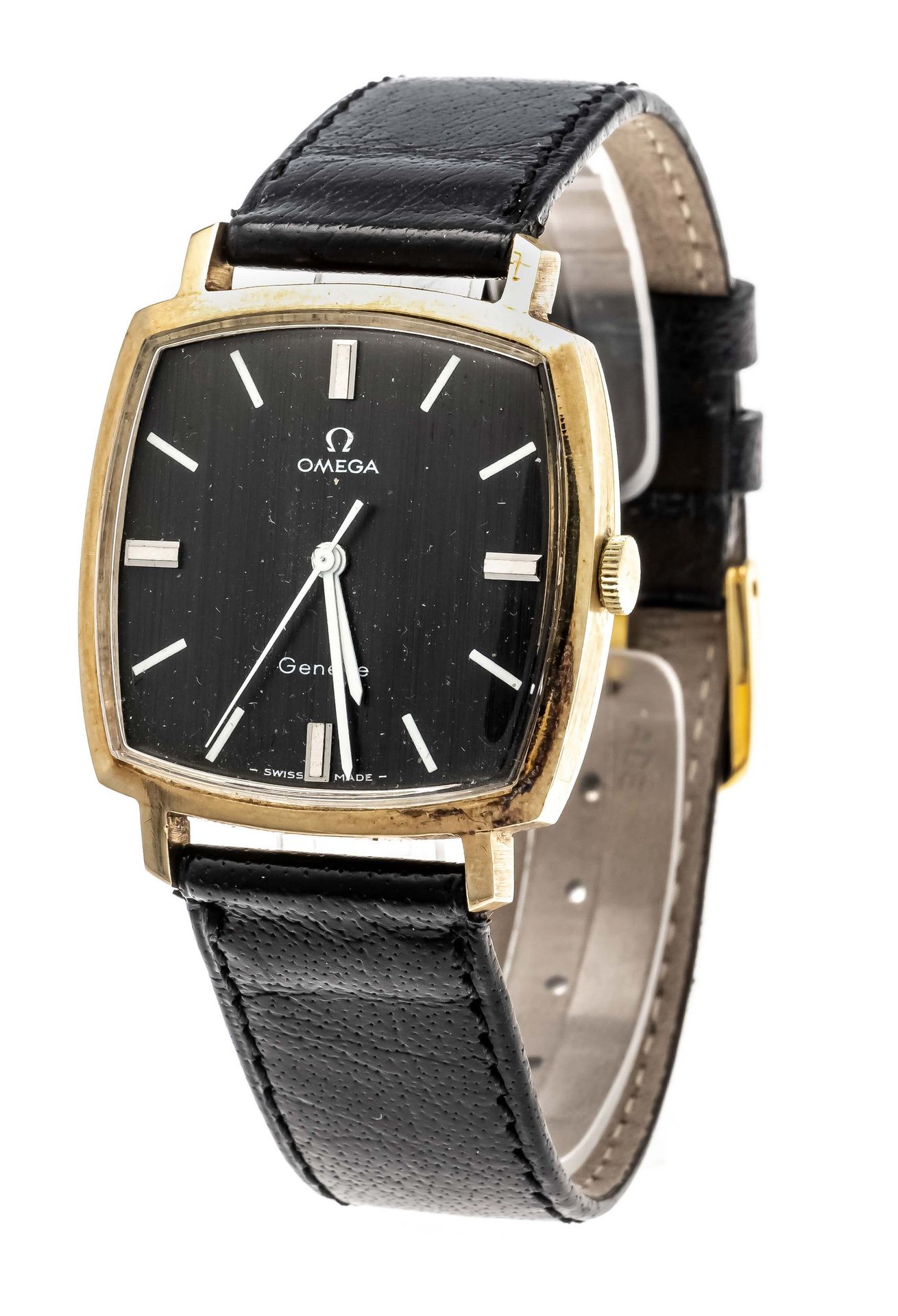 Null Omega men's watch, 585/000 GG, manual winding Ca. 601.1, running, circa 197&hellip;