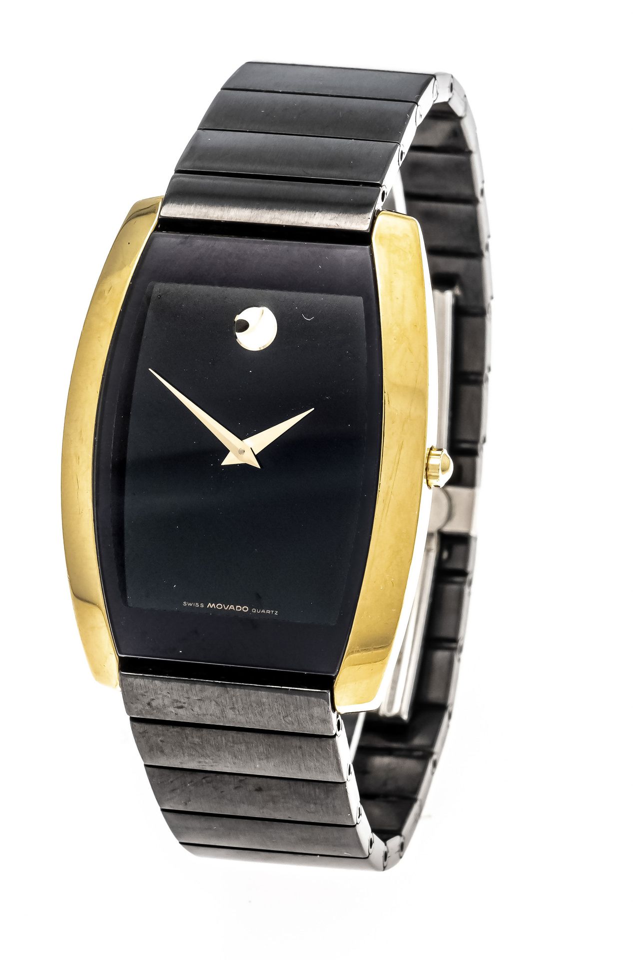 Null Movado quartz watch, ref. 87.C1.960, double case with screwed steel back, d&hellip;