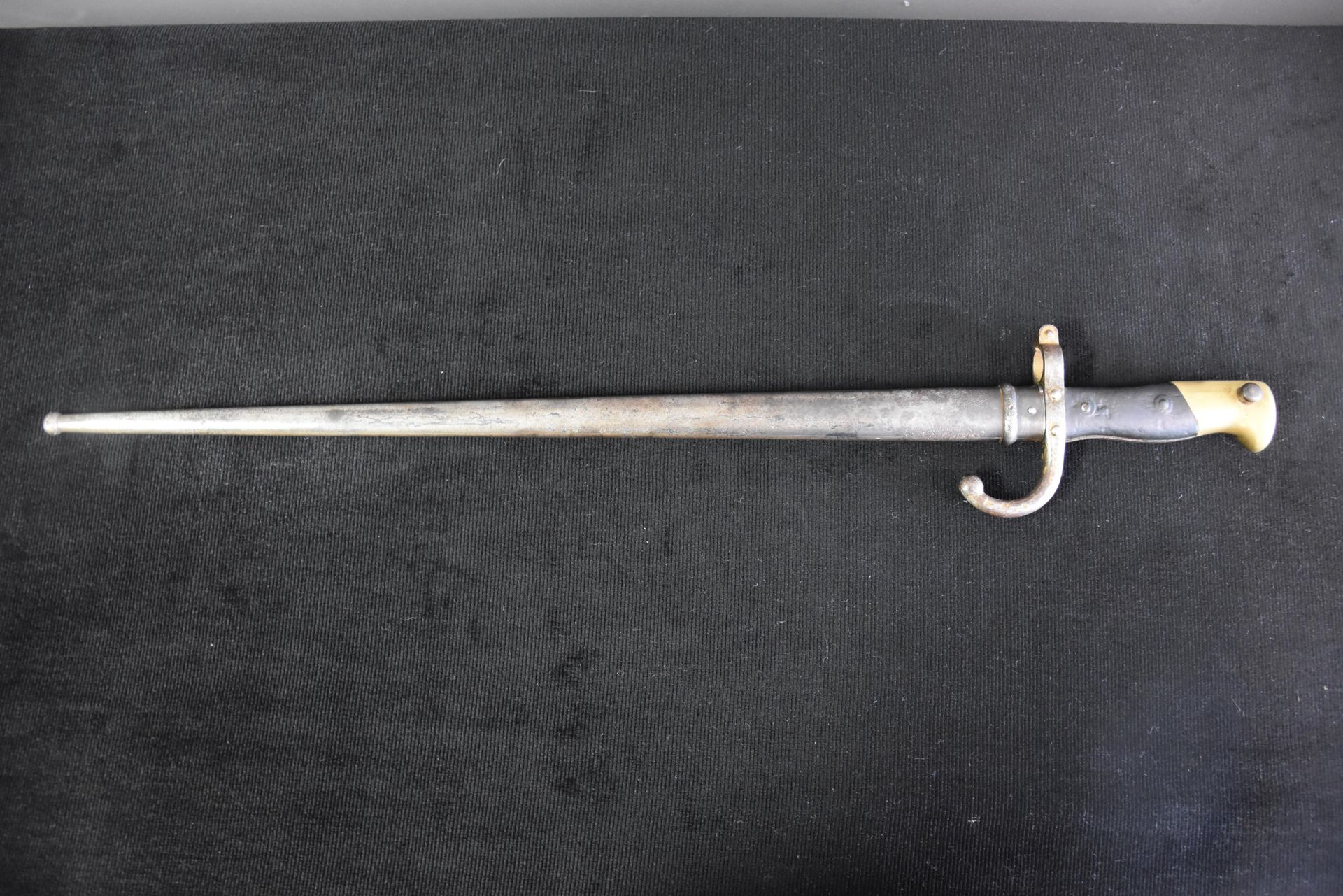 Null 法国圣艾蒂安刺刀，1876年，胖子枪。 法国圣艾蒂安刺刀，1876年。