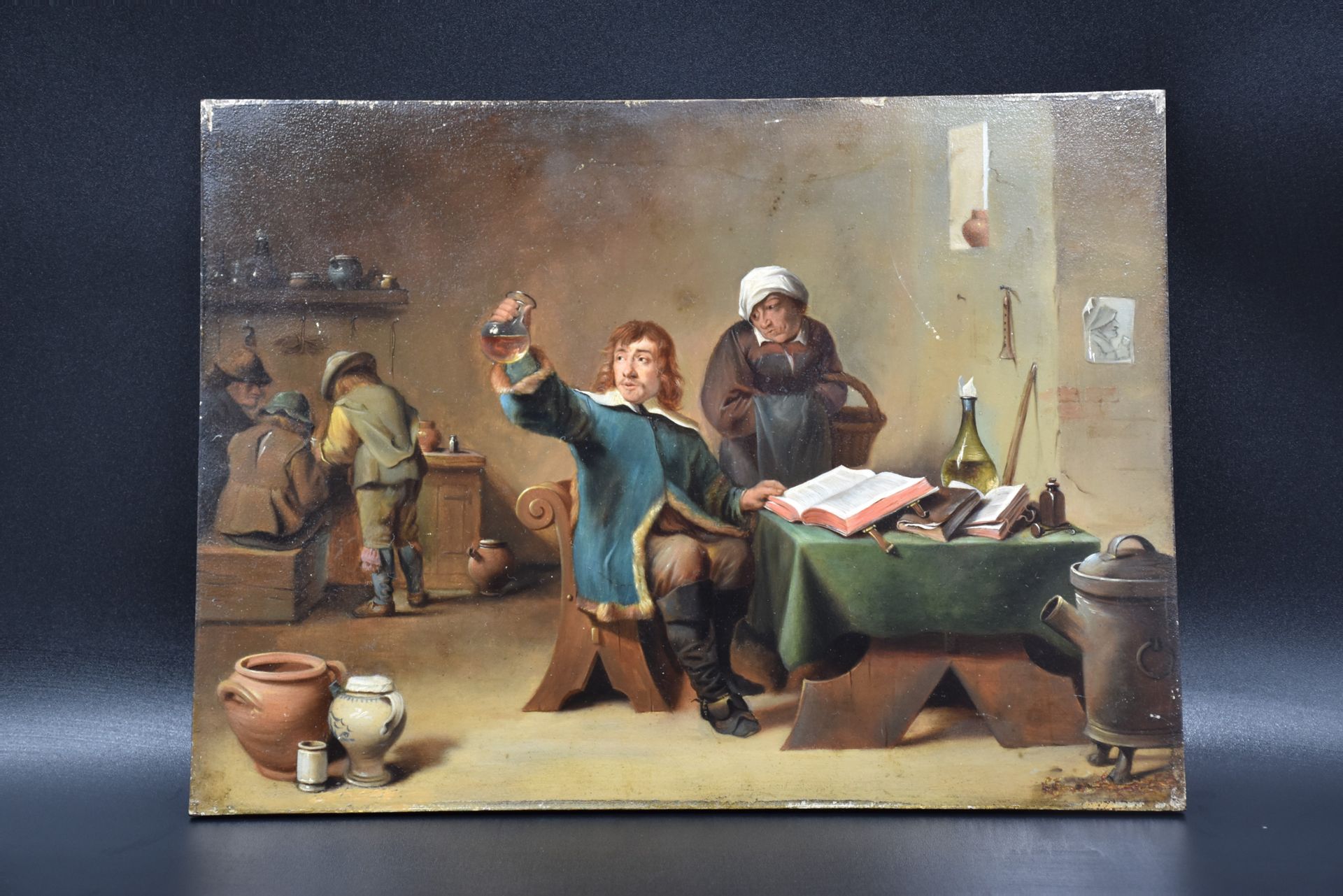 Null Öl auf Tafel : der Arzt im XVII. Jahrhundert. Werk 19. Jahrhundert im Tenie&hellip;
