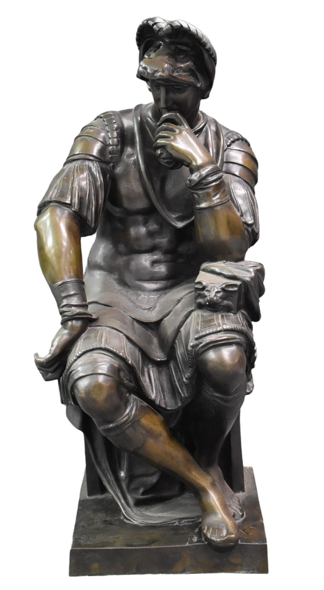 Null 代表洛伦佐-德-美第奇的重要青铜雕塑，以文艺复兴时期米开朗基罗的模型为原型。高度：90厘米。 

荷兰：洛朗-德-美第奇为米开朗基罗的文艺复兴时期模型&hellip;